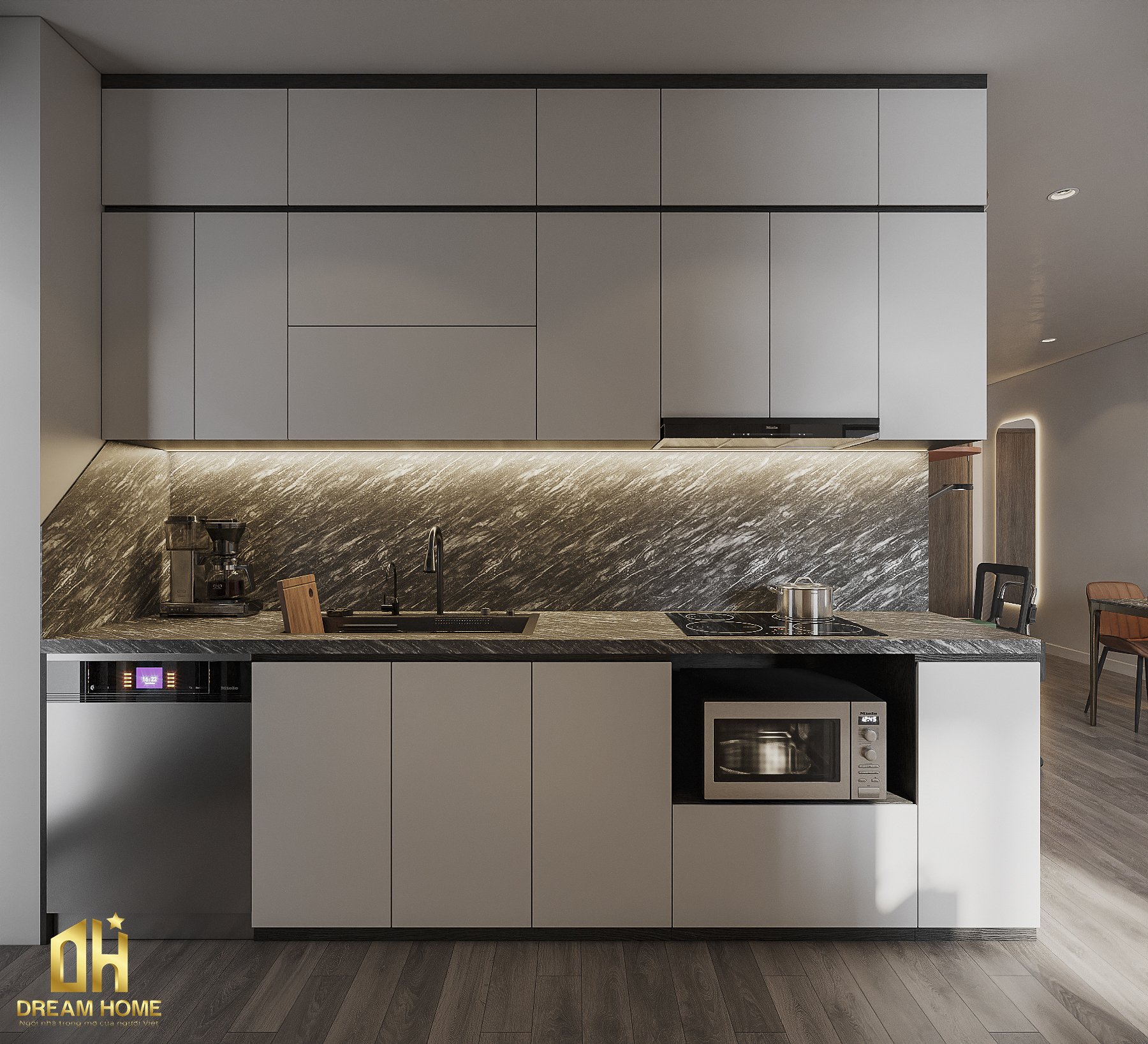 Thiết Kế Nội Thất Chung Cư Rose Town-70m2 4 thiết kế nội thất