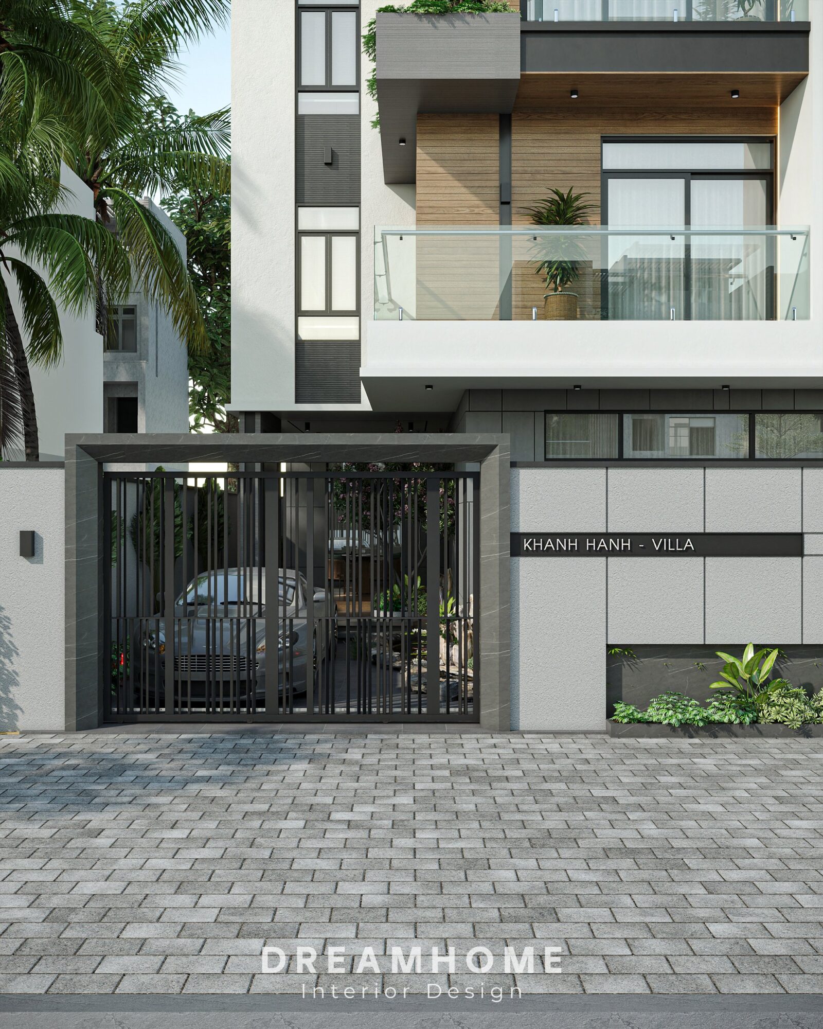 Thiết Kế Kiến Trúc Biệt Thự Việt Trì - 530m2 2 Ngôi nhà hiện đại sang trọng không chỉ chú trọng vào kiến trúc tối giản mà còn hài hòa với thiên nhiên.