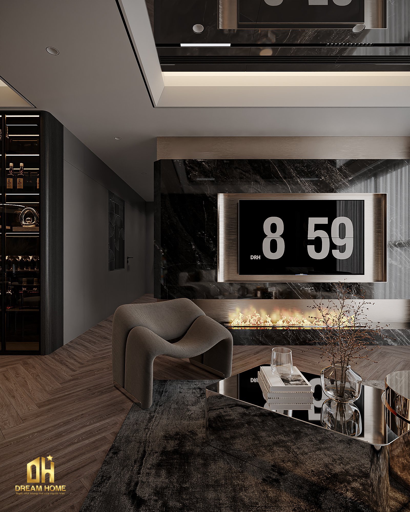 Thiết Kế Nội Thất Chung Cư Sunshine City - 104m2 3 Bạn có thể sử dụng nó như một chỗ ngồi bổ sung cho khách hoặc để đọc sách, xem TV, hoặc thậm chí là để nghỉ ngơi.