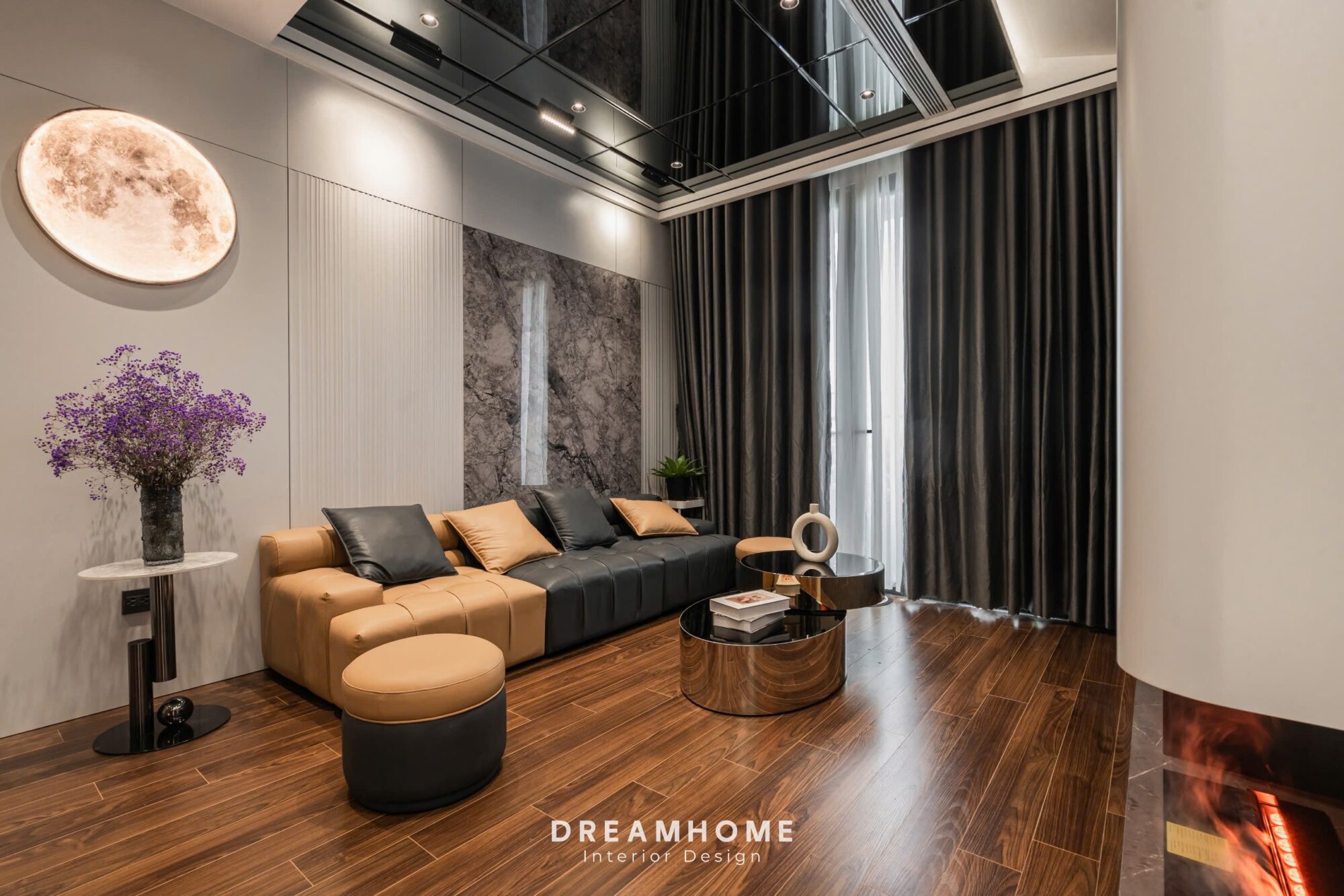 Hoàn Thiện Công Trình Thực Tế Masteri West Heights - 120M2 2 Bộ sofa không chỉ mang lại cảm giác thoải mái mà còn tạo nên vẻ đẹp mạnh mẽ, hiện đại cho không gian.