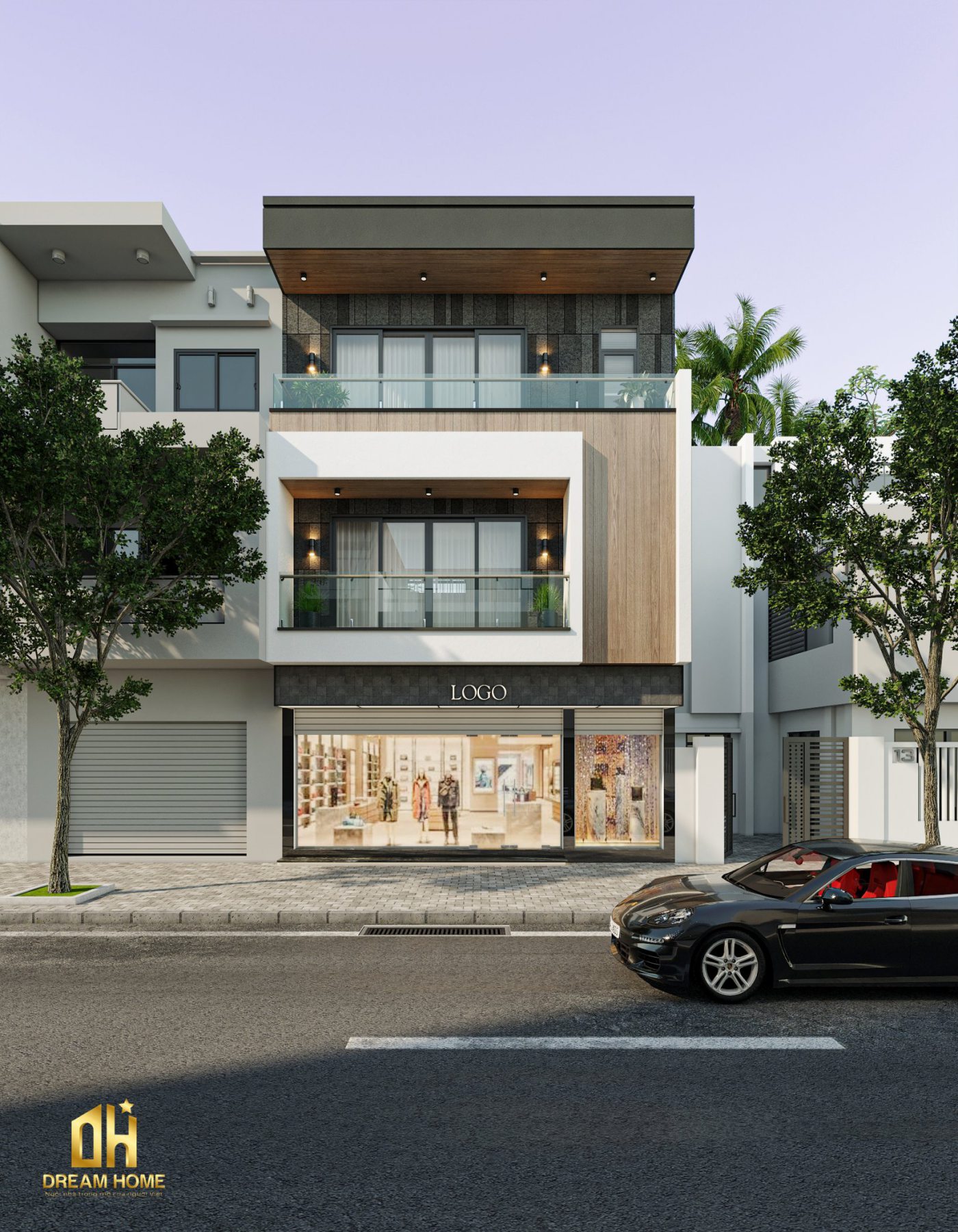 Mẫu Kiến Trúc Nhà Phố Được Yêu Thích Nhất 2025 9 kiến trúc nhà phố