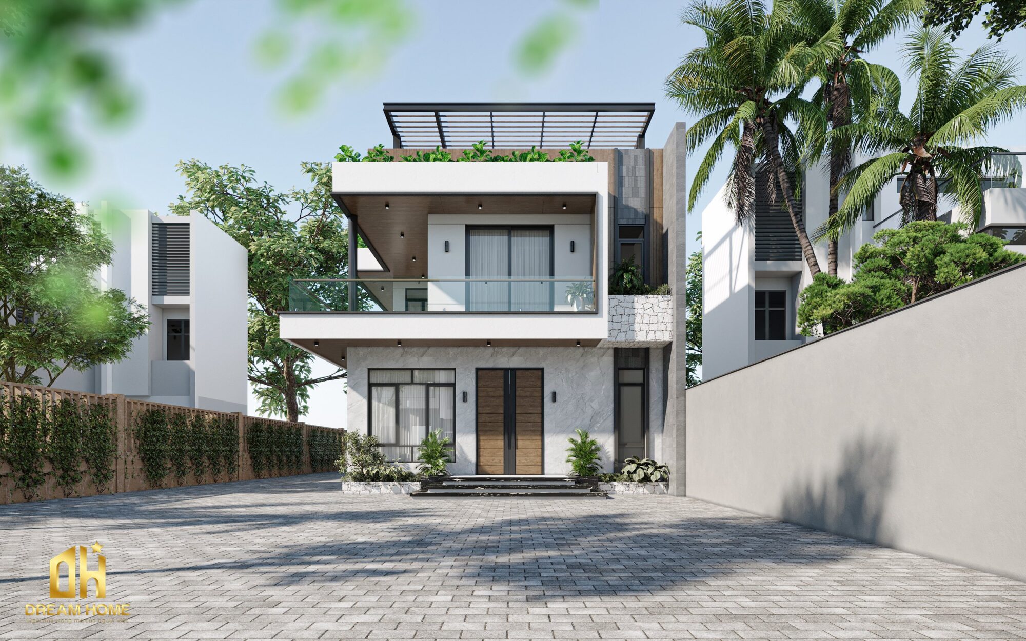 Mẫu Kiến Trúc Nhà Phố Được Yêu Thích Nhất 2025 3 kiến trúc nhà phố
