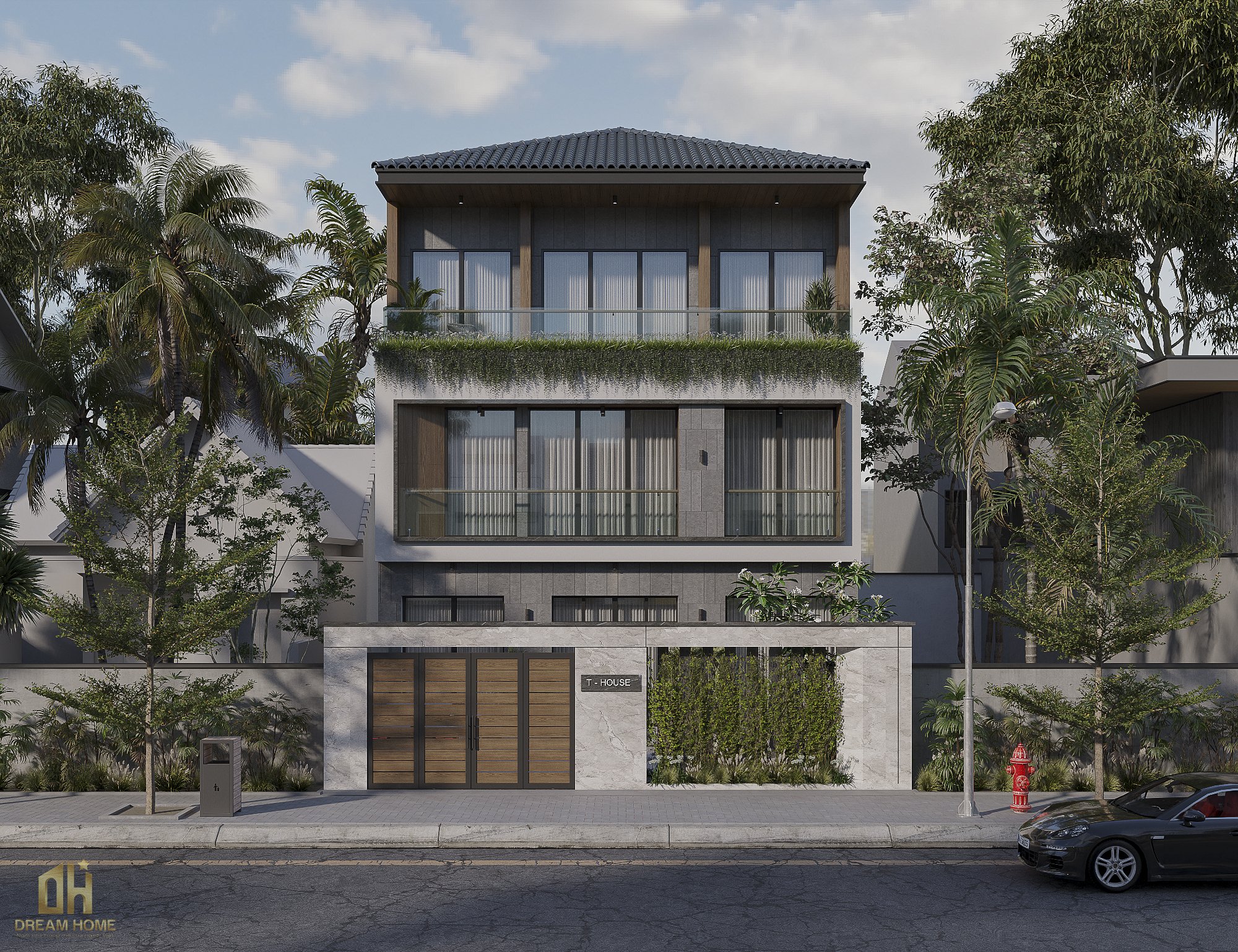 Mẫu Kiến Trúc Nhà Phố Được Yêu Thích Nhất 2025 7 kiến trúc nhà phố