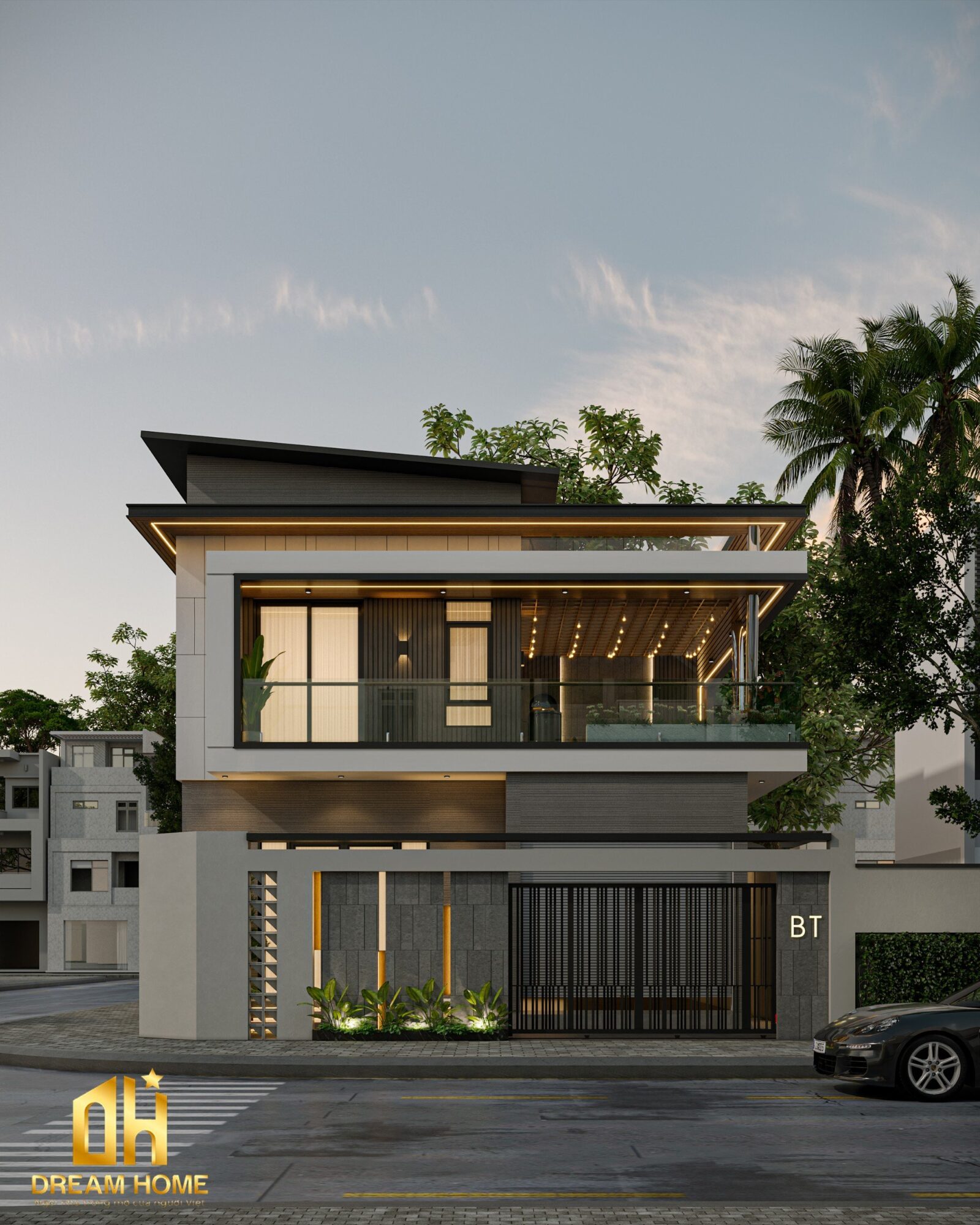 Mẫu Kiến Trúc Nhà Phố Được Yêu Thích Nhất 2025 2 kiến trúc nhà phố