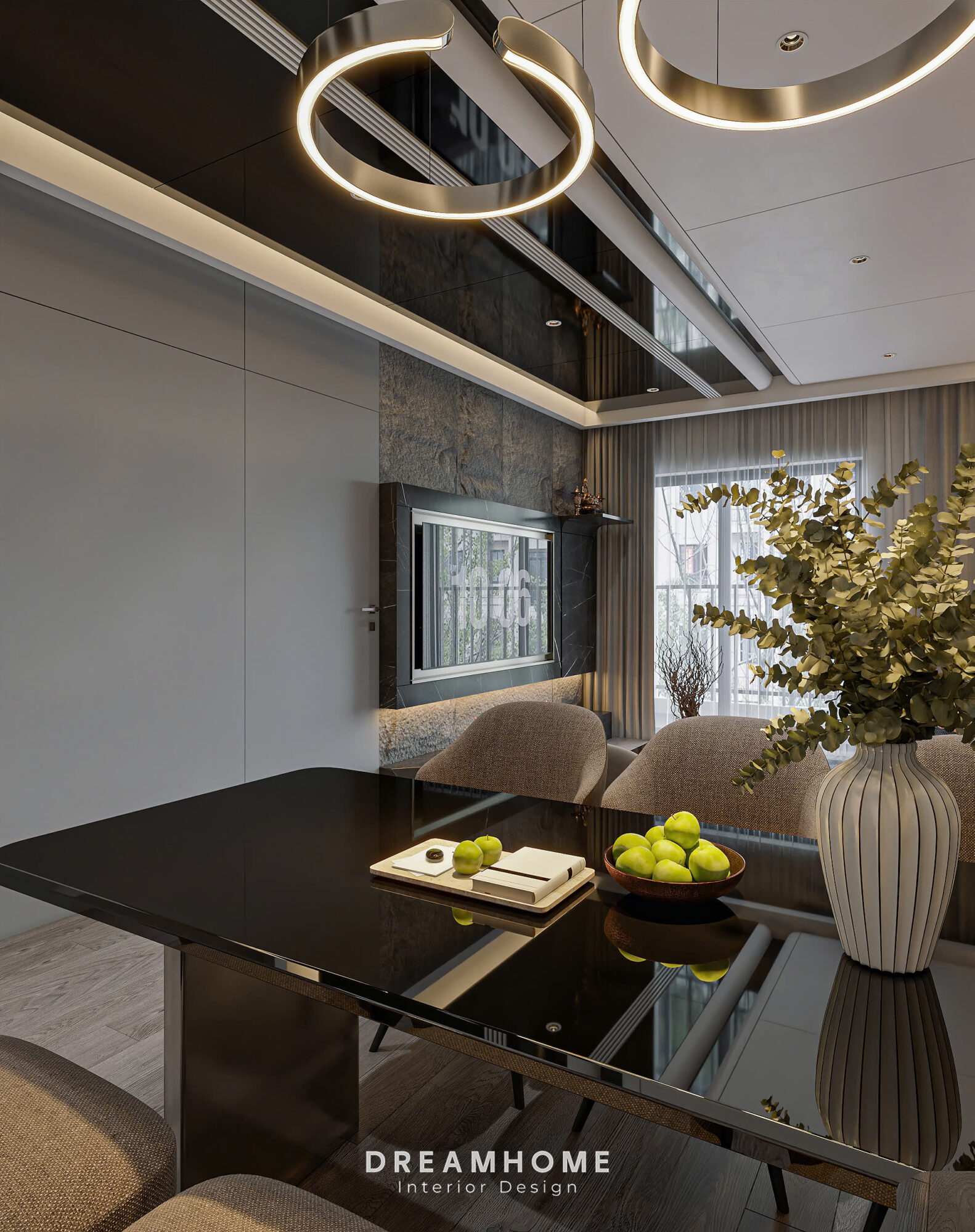 Thiết Kế Nội Thất Chung Cư Khai Sơn City-101m2 8 thiết kế nội thất