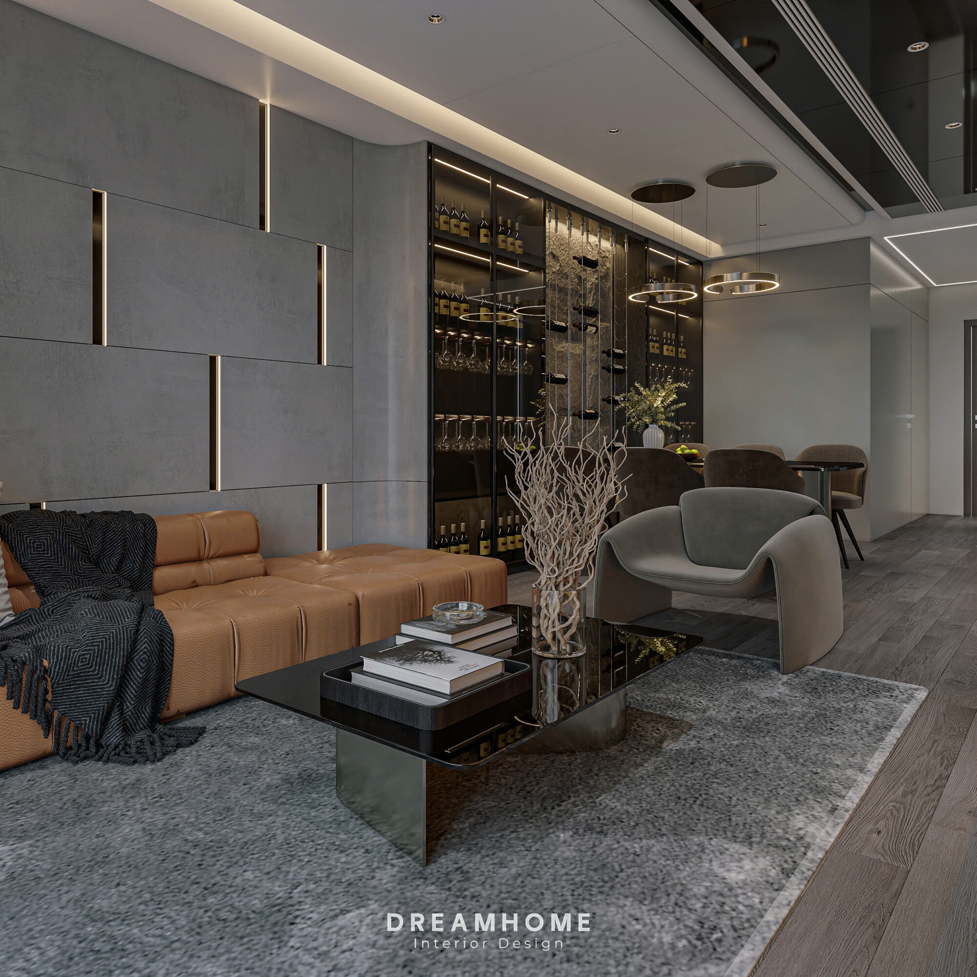 Thiết Kế Nội Thất Chung Cư Khai Sơn City-101m2 4 thiết kế nội thất