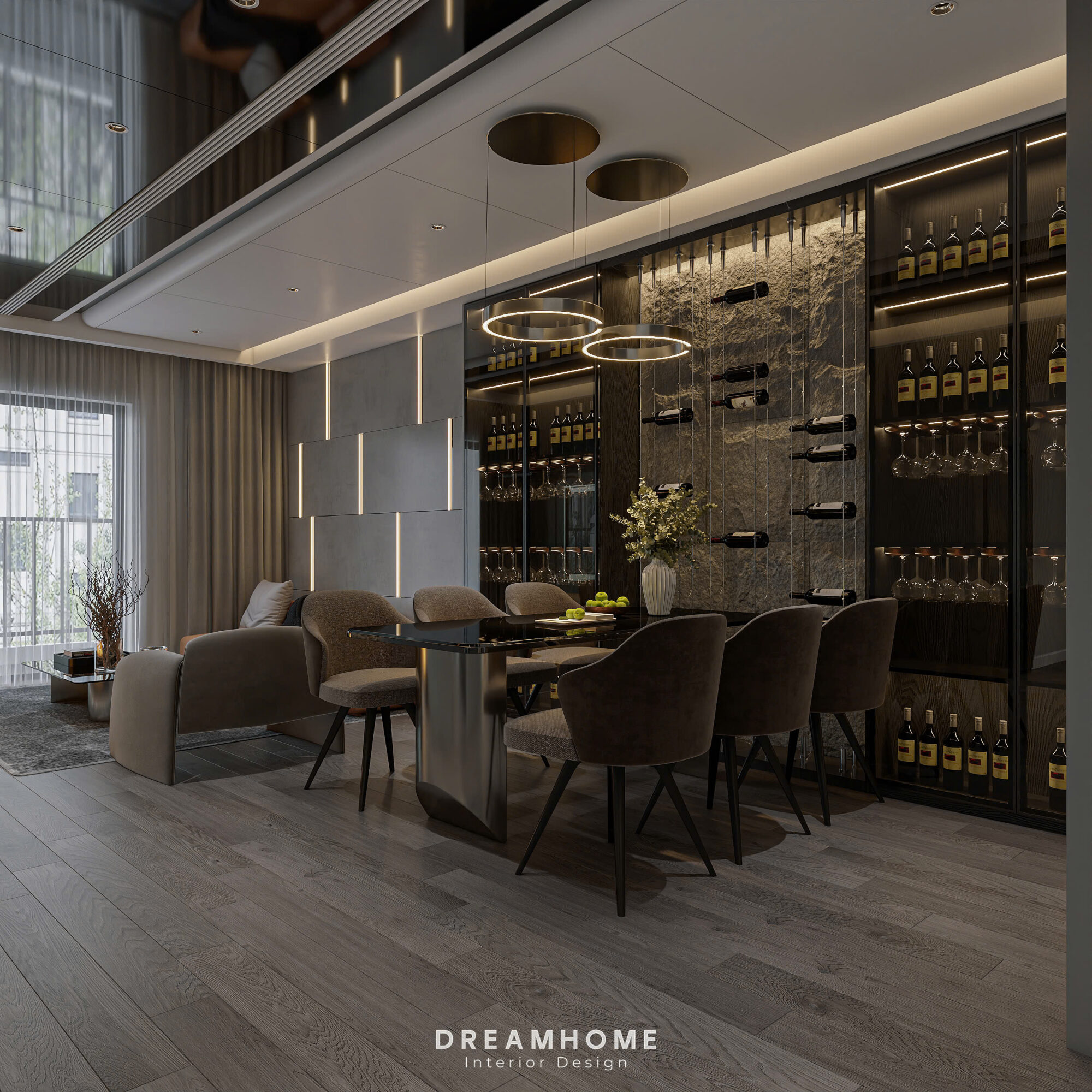 Thiết Kế Nội Thất Chung Cư Khai Sơn City-101m2 6 thiết kế nội thất