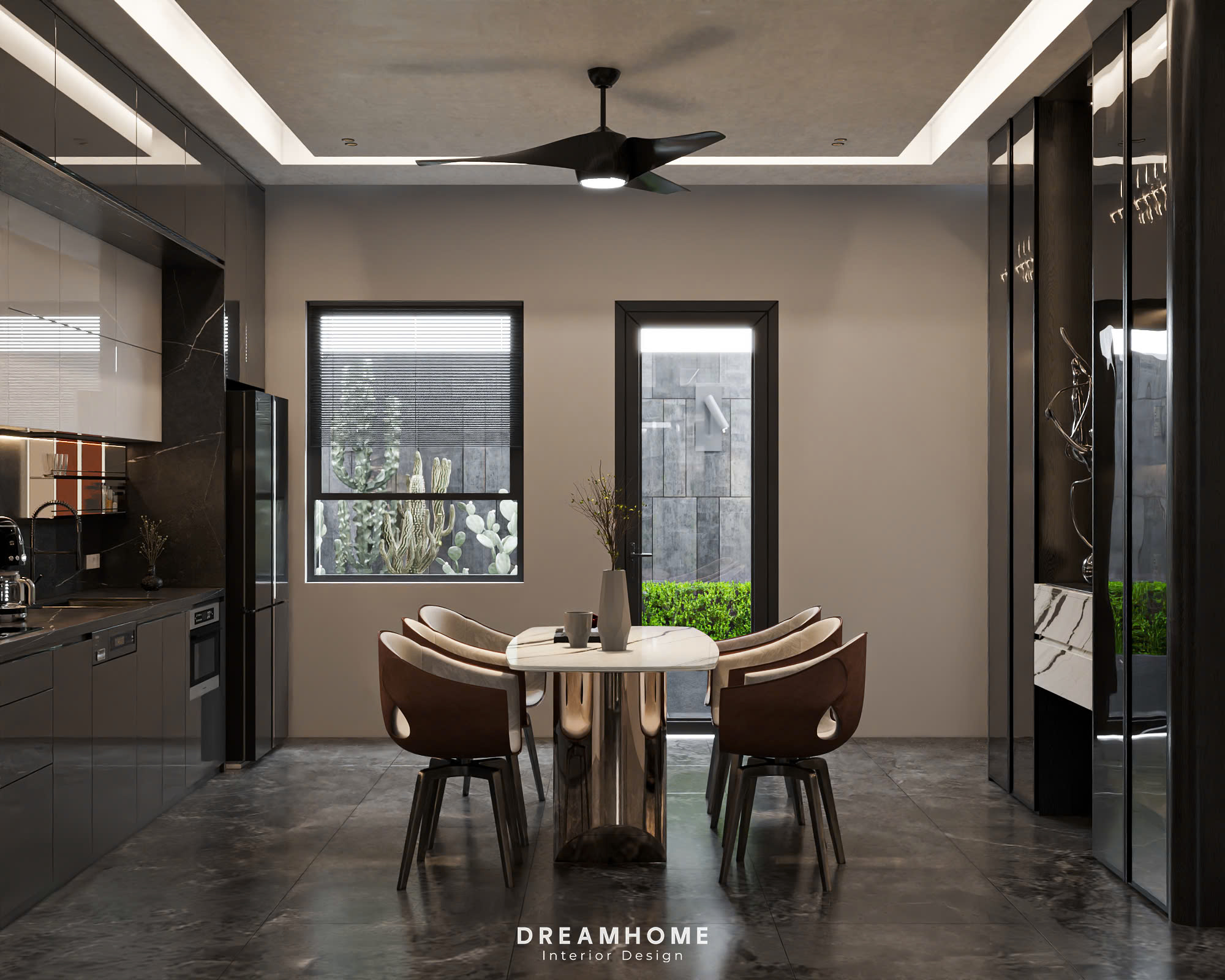 Thiết Kế Nội Thất Nhà Phố Thái Bình-300m2 11 thiết kế nội thất