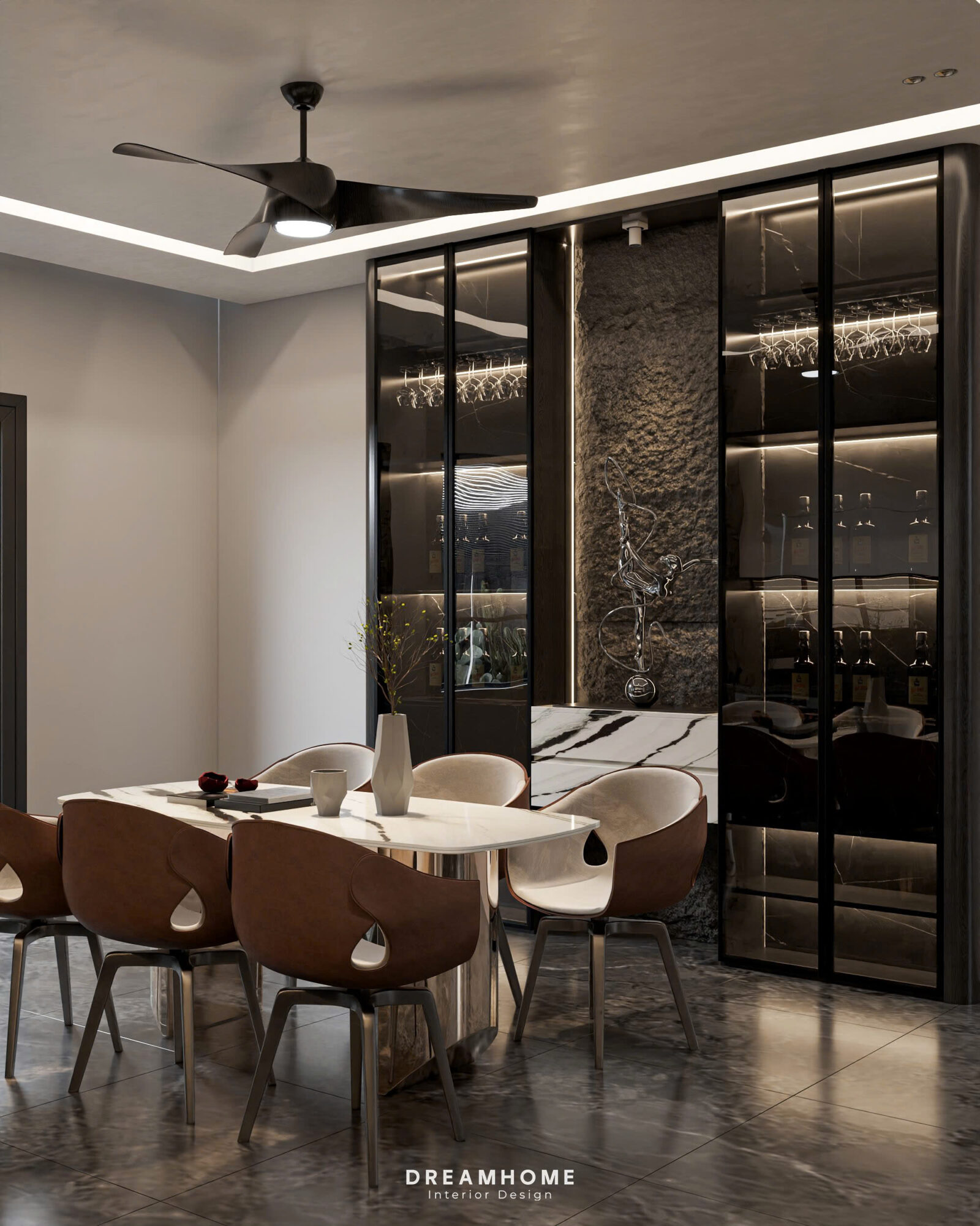 Thiết Kế Nội Thất Nhà Phố Thái Bình-300m2 9 thiết kế nội thất