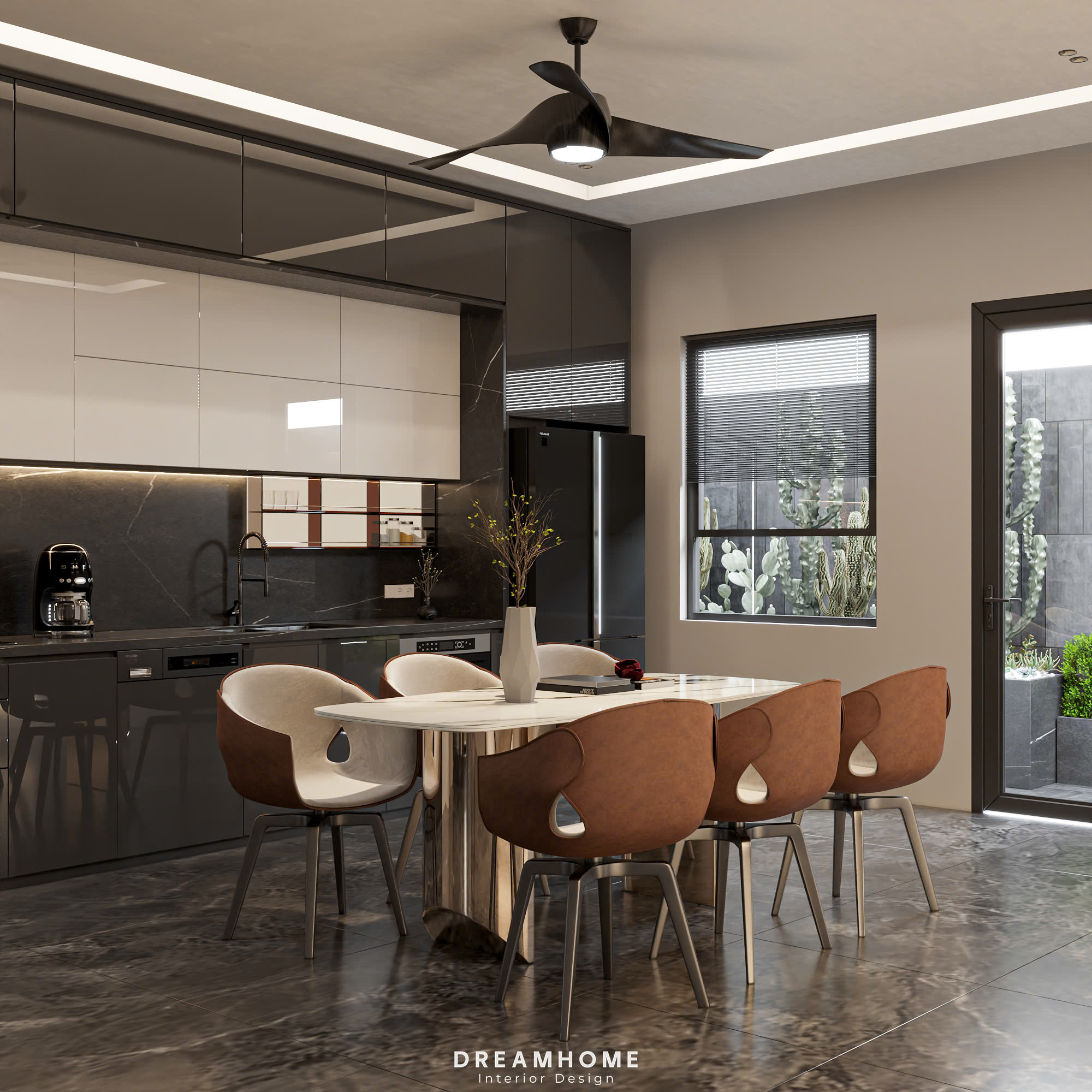 Thiết Kế Nội Thất Nhà Phố Thái Bình-300m2 7 thiết kế nội thất