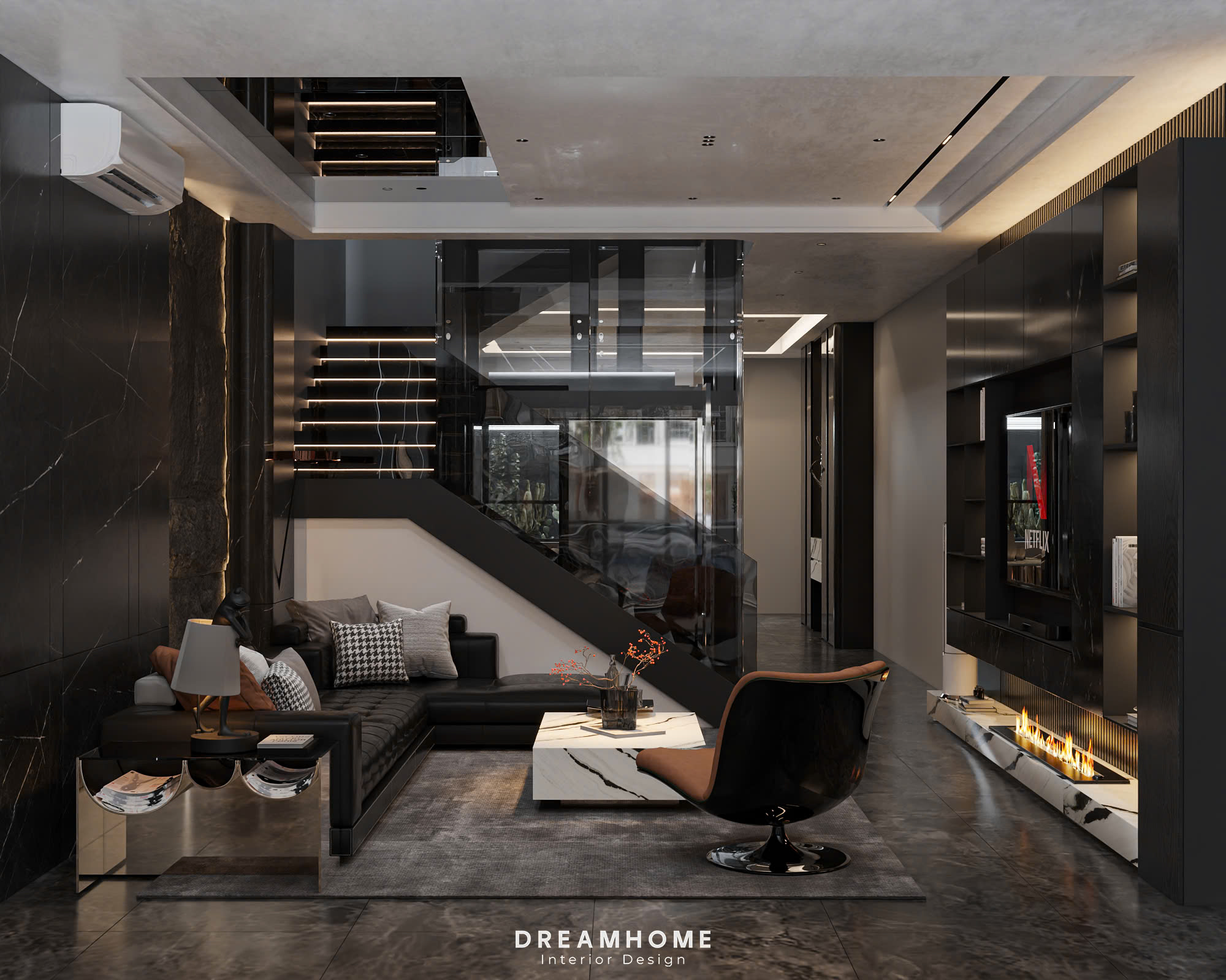 Thiết Kế Nội Thất Nhà Phố Thái Bình-300m2 3 thiết kế nội thất
