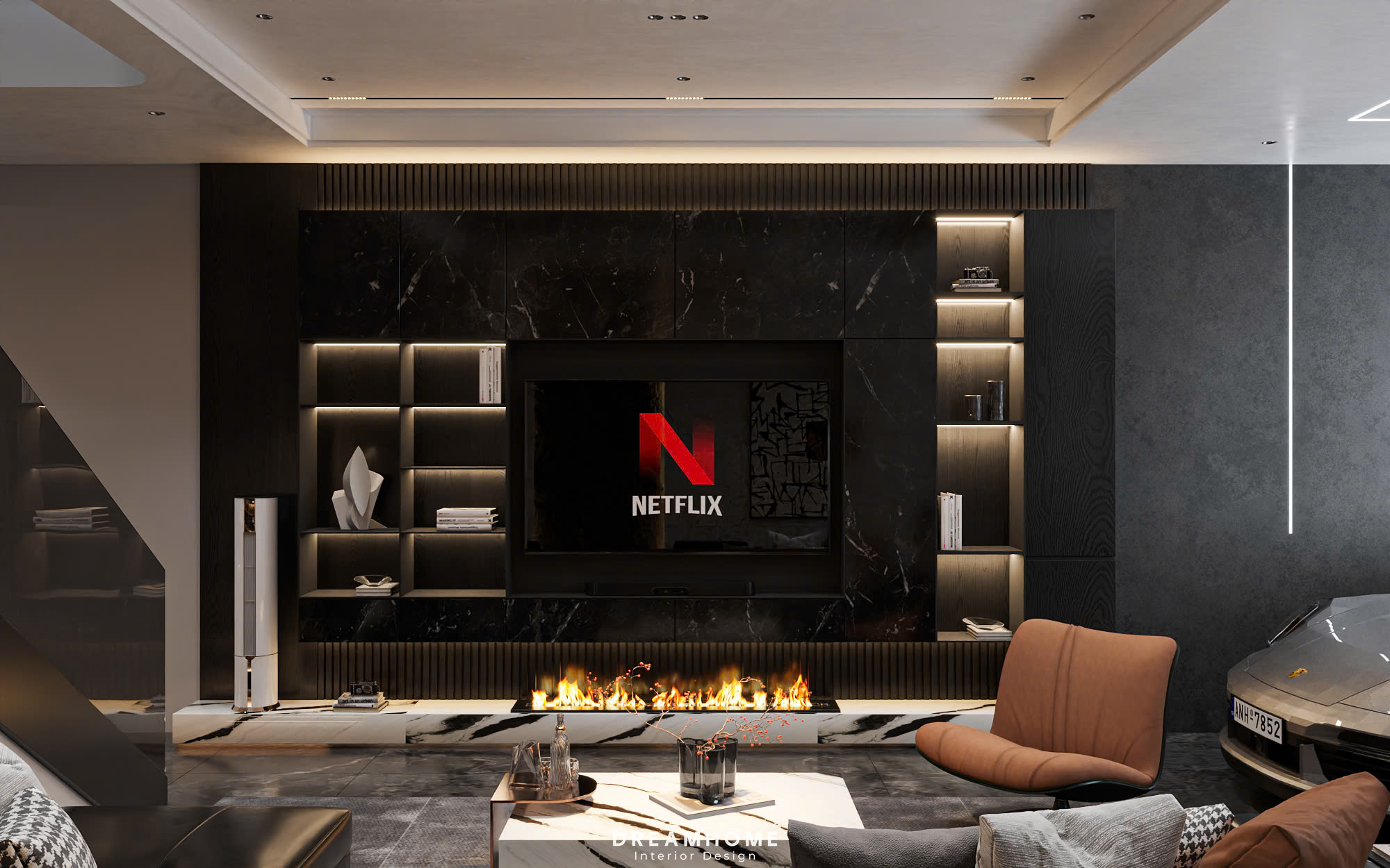 Thiết Kế Nội Thất Nhà Phố Thái Bình-300m2 5 thiết kế nội thất