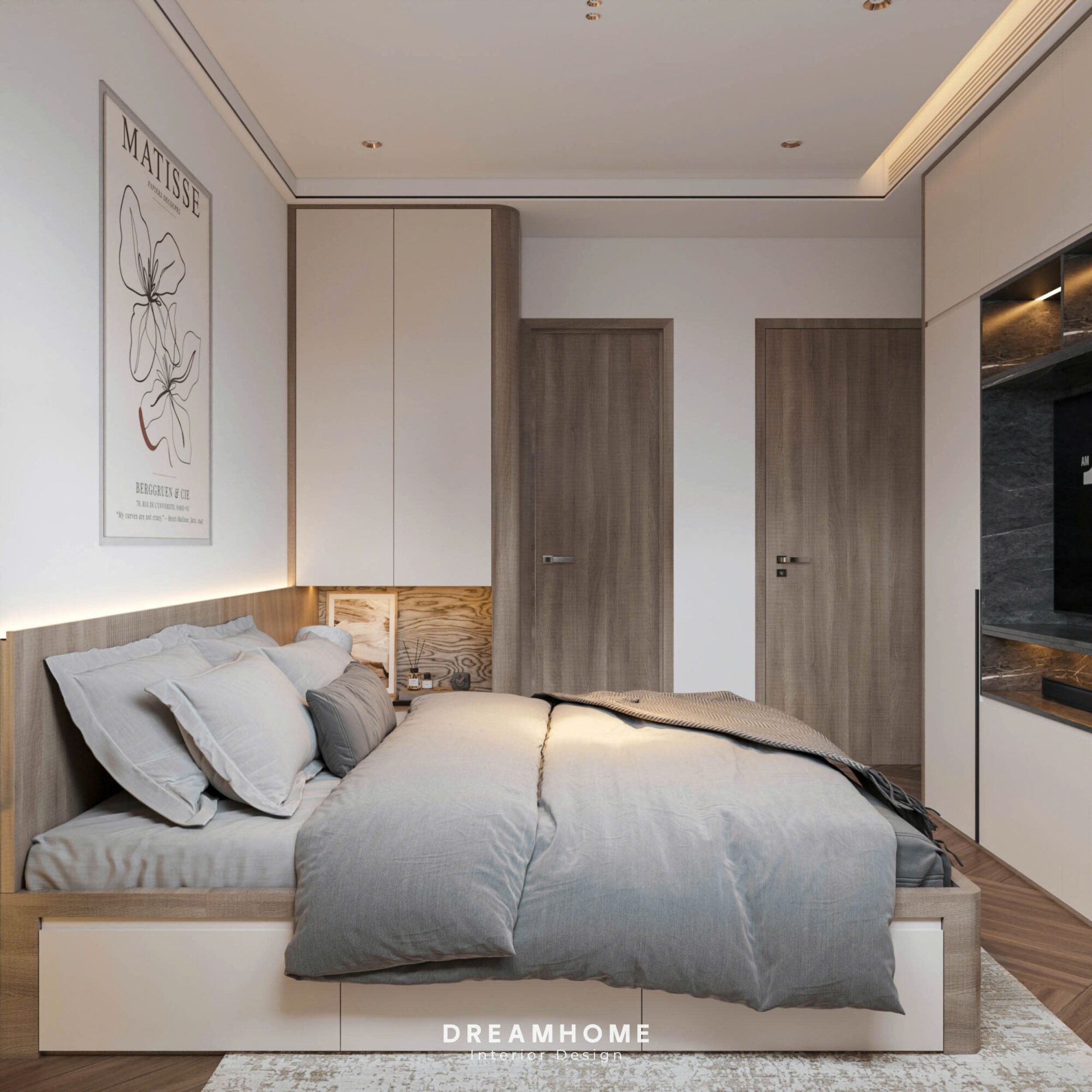 Thiết Kế Nội Thất Chung Cư Unimax Twin Tower-110m2 19 thiết kế nội thất