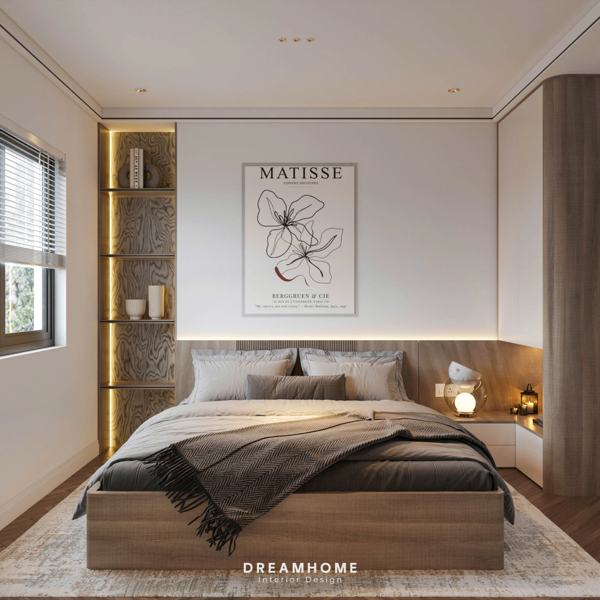 Thiết Kế Nội Thất Chung Cư Unimax Twin Tower-110m2 18 thiết kế nội thất