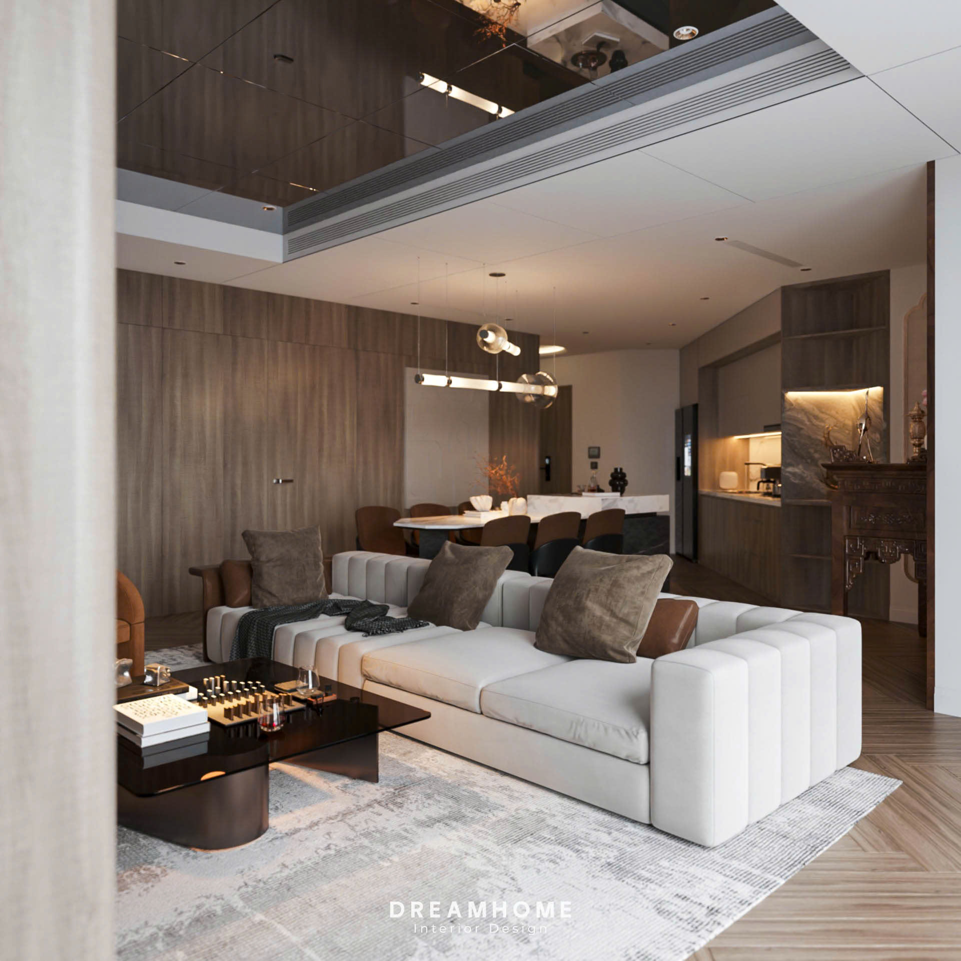 Thiết Kế Nội Thất Chung Cư Unimax Twin Tower-110m2 3 thiết kế nội thất