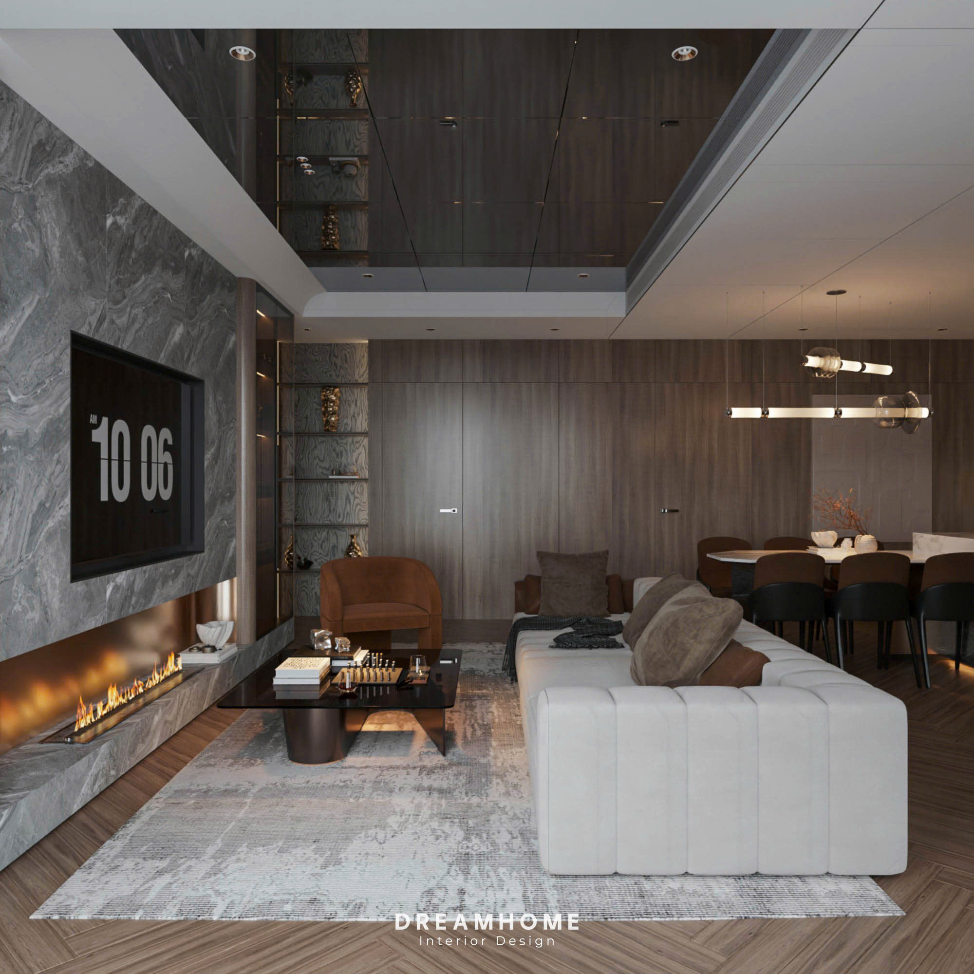 Thiết Kế Nội Thất Chung Cư Unimax Twin Tower-110m2 2 thiết kế nội thất