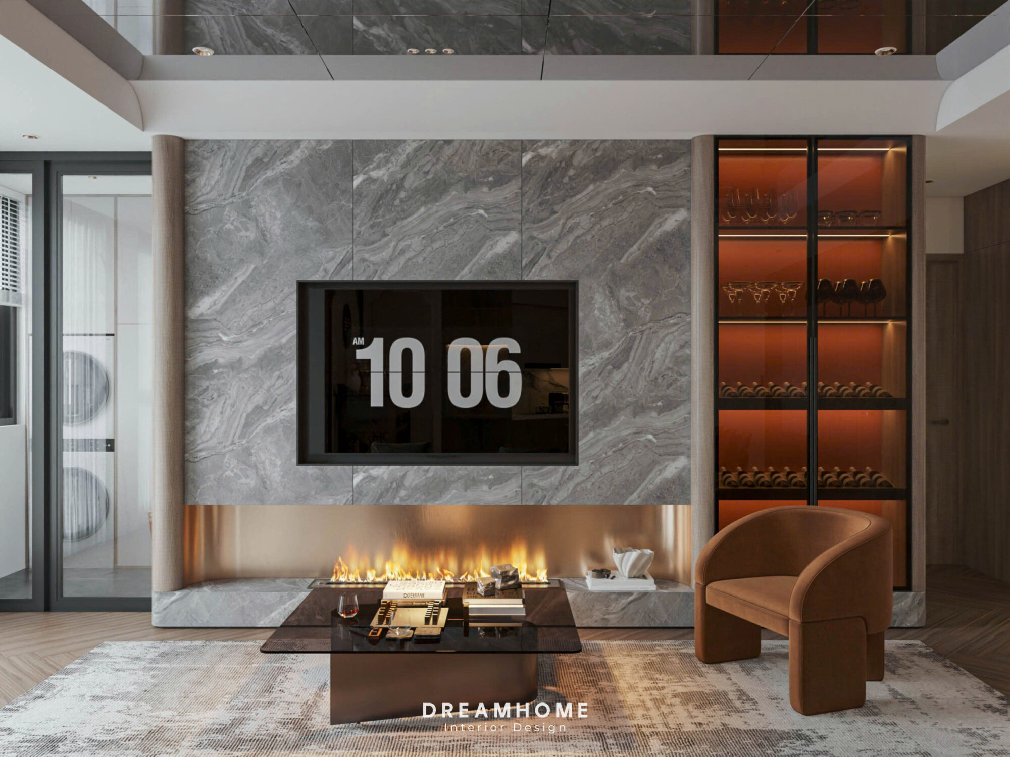 Thiết Kế Nội Thất Chung Cư Unimax Twin Tower-110m2 4 thiết kế nội thất