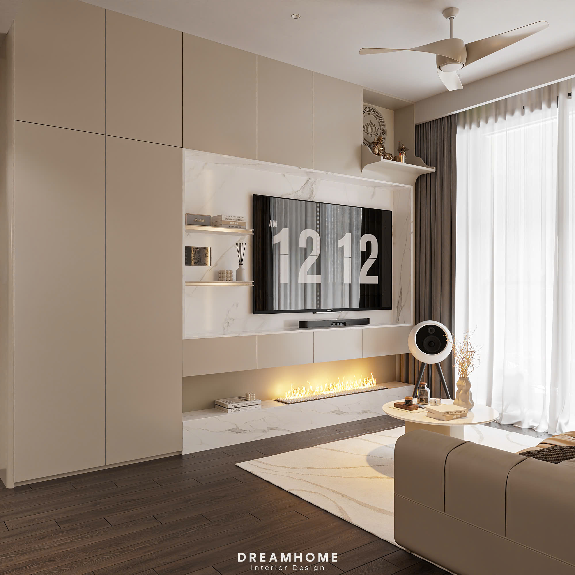 Thiết Kế Nội Thất Chung Cư Masteri West Height-80m2 4 thiết kế nội thất
