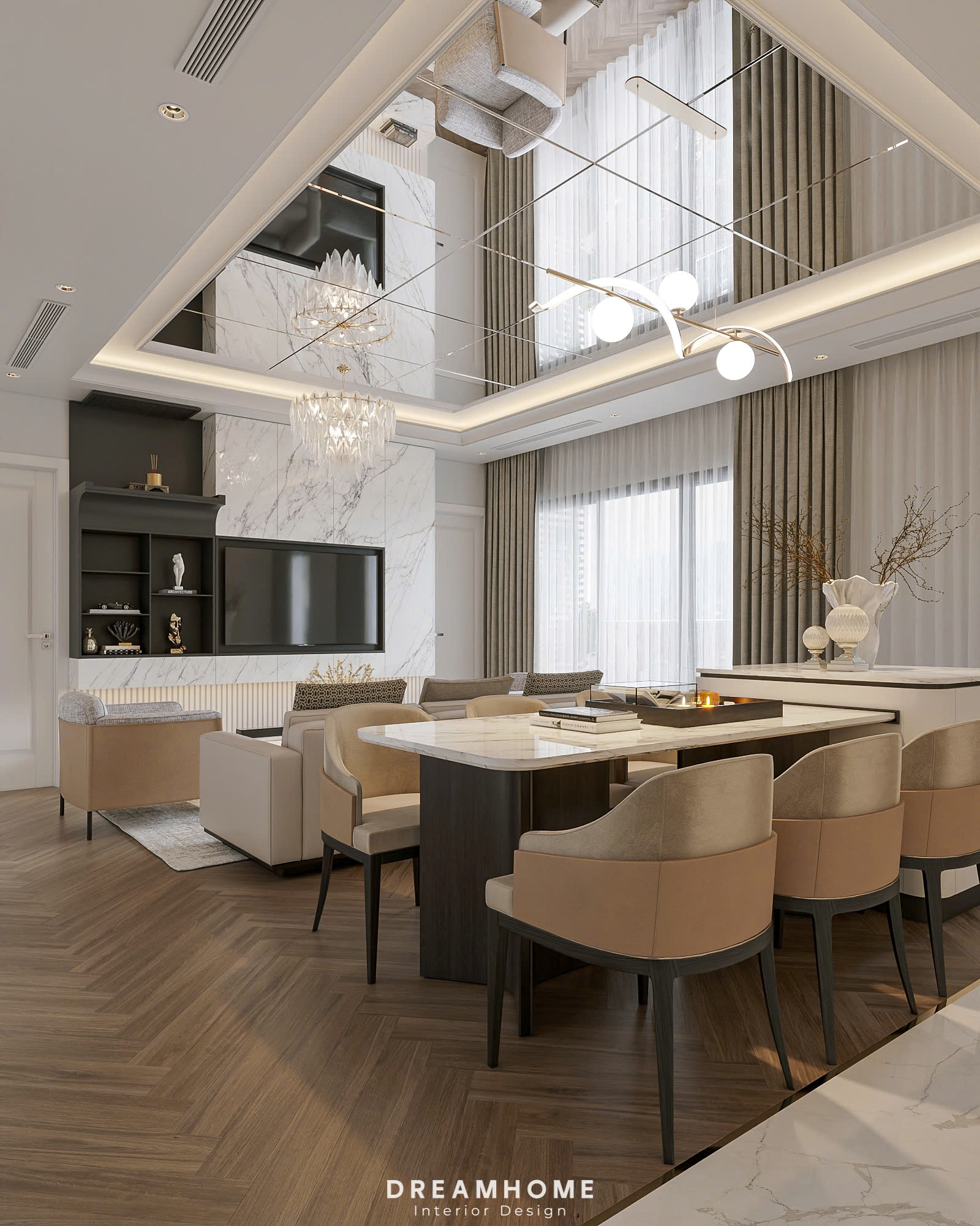 Thiết Kế Nội Thất Chung Cư Imperia Garden-100m2 7 thiết kế nội thất