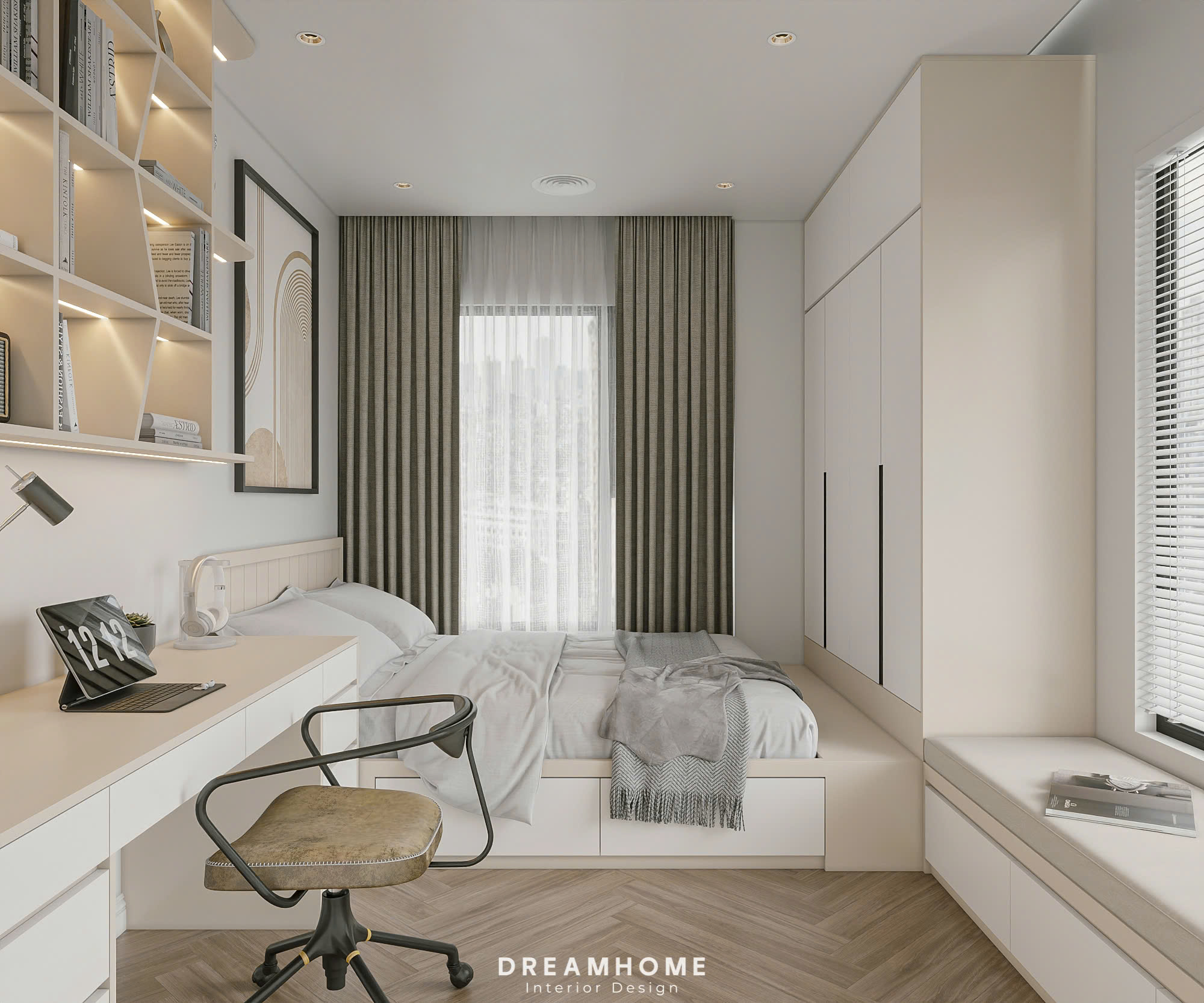 Thiết Kế Nội Thất Chung Cư Imperia Garden-100m2 17 thiết kế nội thất