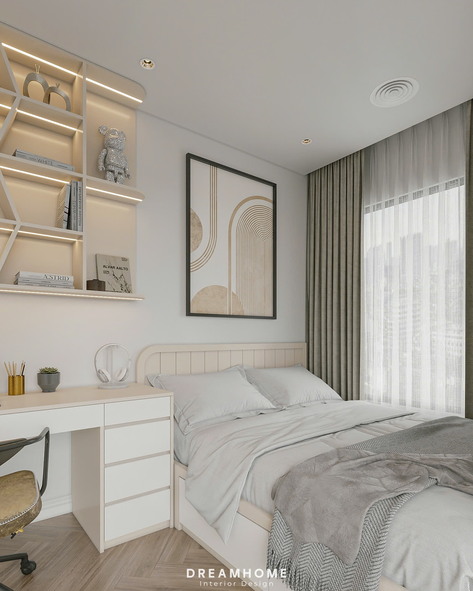 Thiết Kế Nội Thất Chung Cư Imperia Garden-100m2 18 thiết kế nội thất