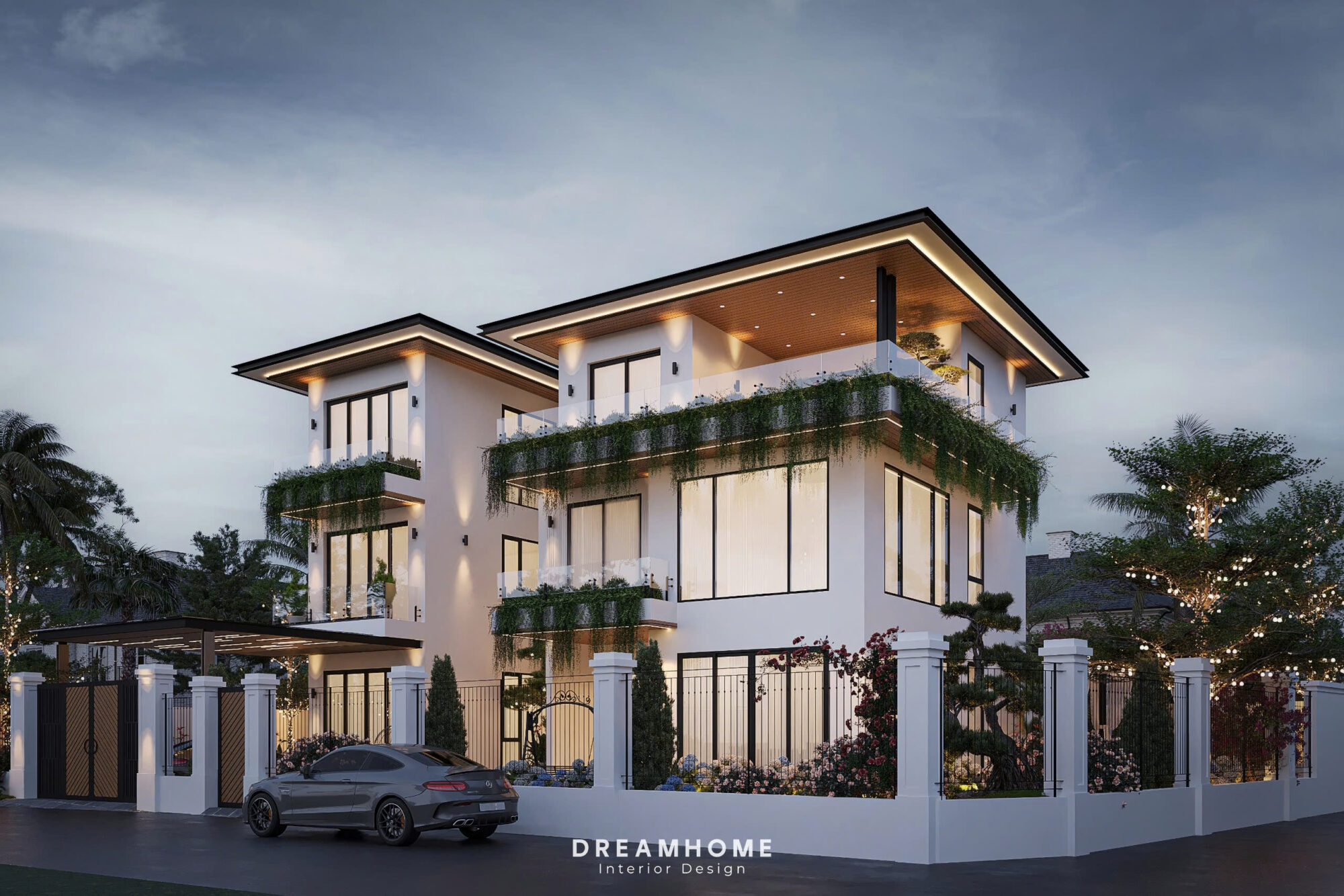 Thiết Kế Kiến Trúc Nhà Phố Thái Bình-400m2 6 thiết kế kiến trúc