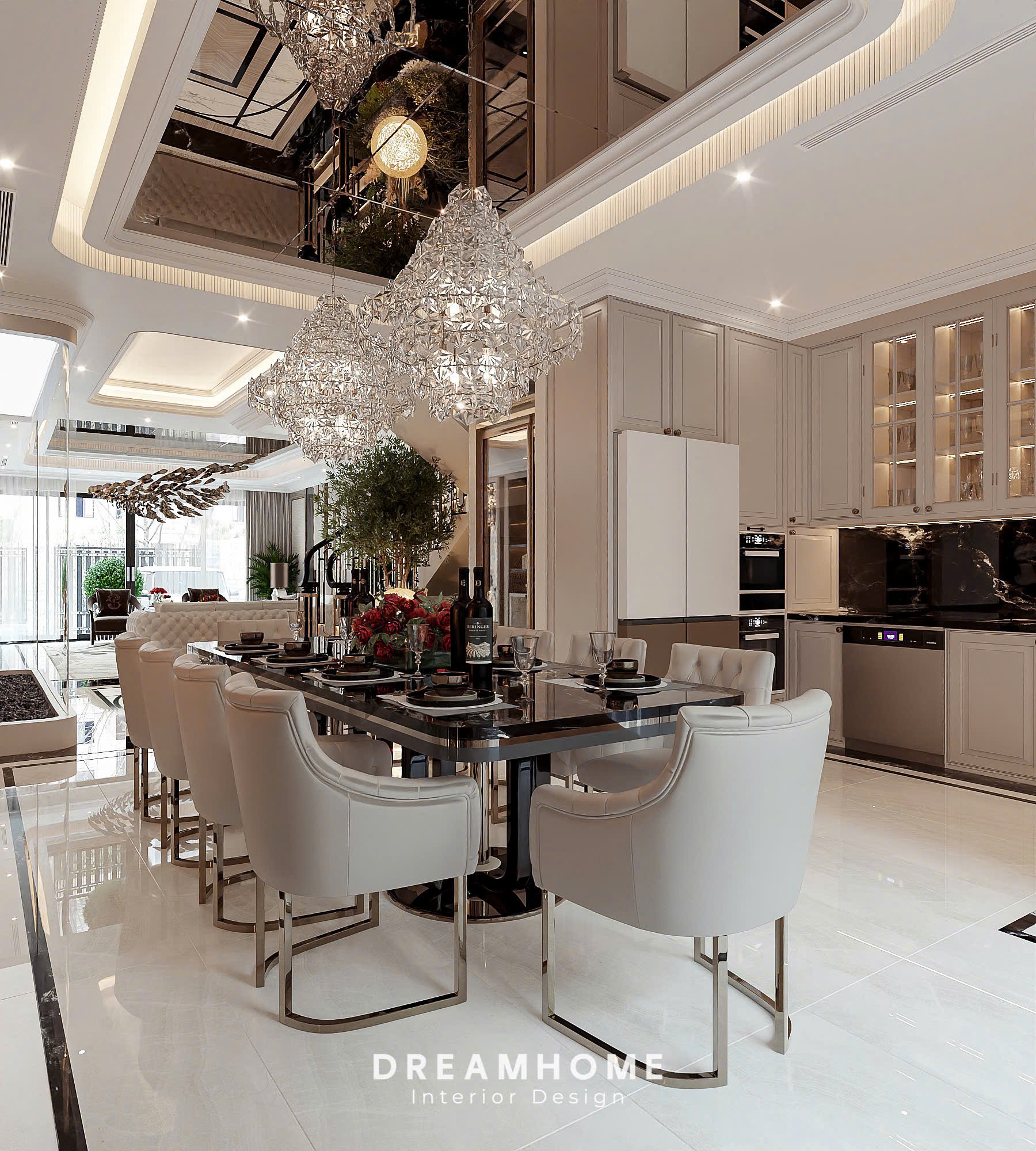 Thiết Kế Nội Thất Biệt Thự Geleximco-400m2 12 thiết kế nội thất