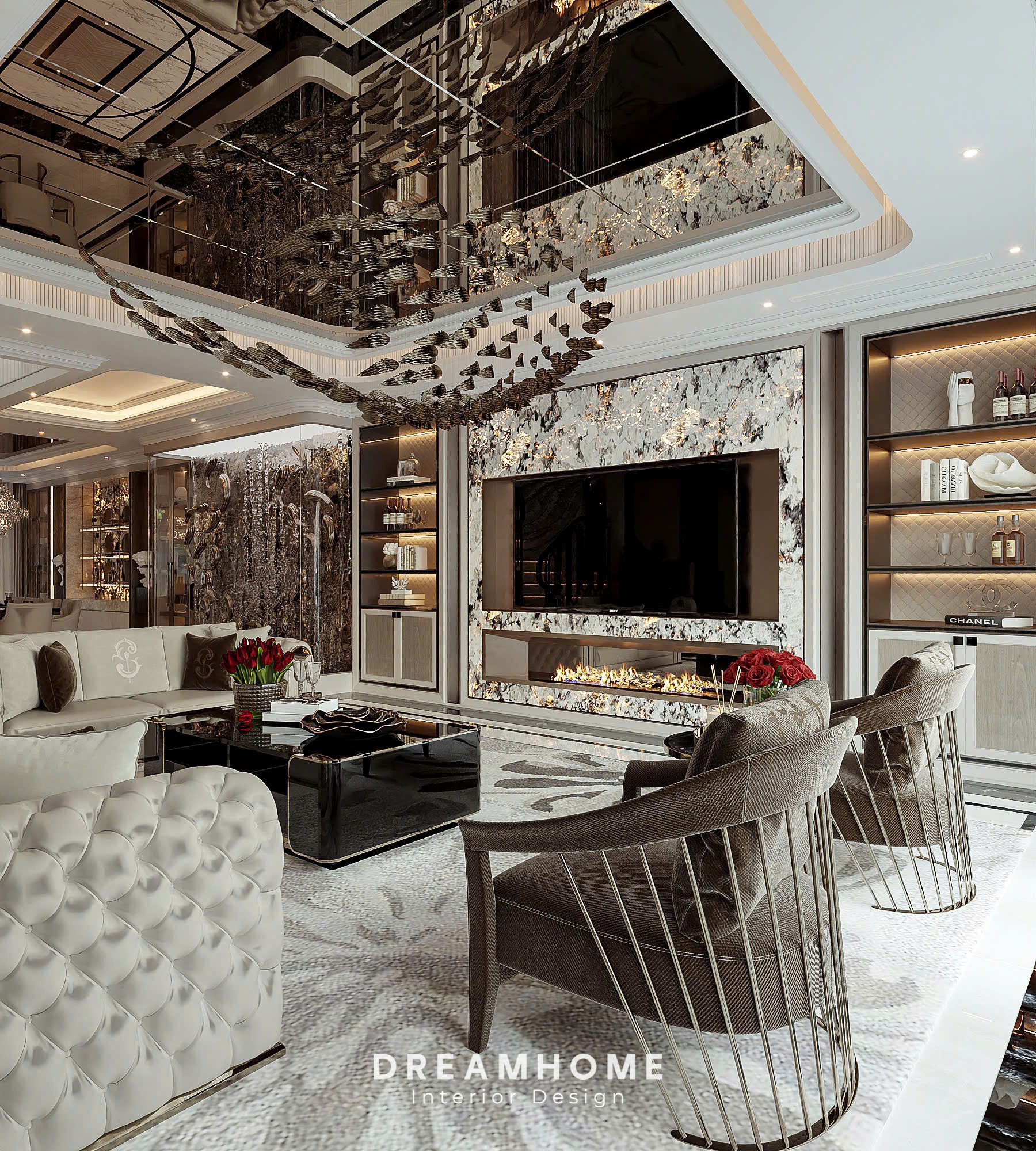Thiết Kế Nội Thất Biệt Thự Geleximco-400m2 4 thiết kế nội thất