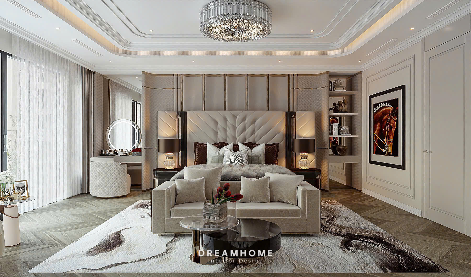 Thiết Kế Nội Thất Biệt Thự Geleximco-400m2 16 thiết kế nội thất