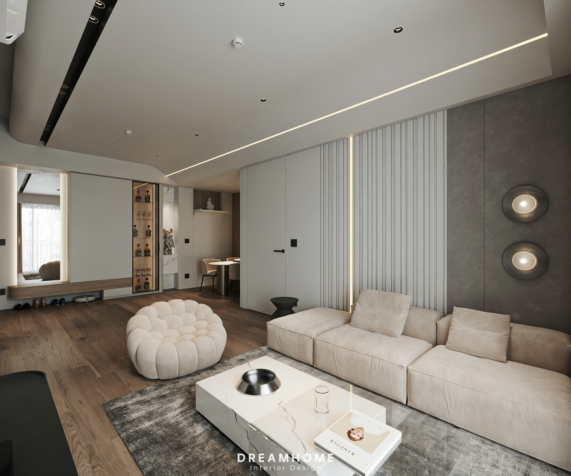 Thiết Kế Nội Thất Chung Cư Season Avenue-115m2 2 thiết kế nội thất