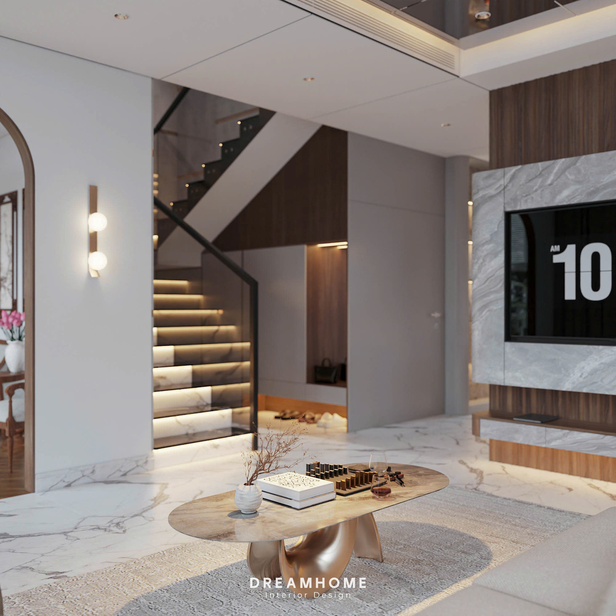 Thiết Kế Nội Thất NMD Hoài Đức-130m2 6 thiết kế nội thất