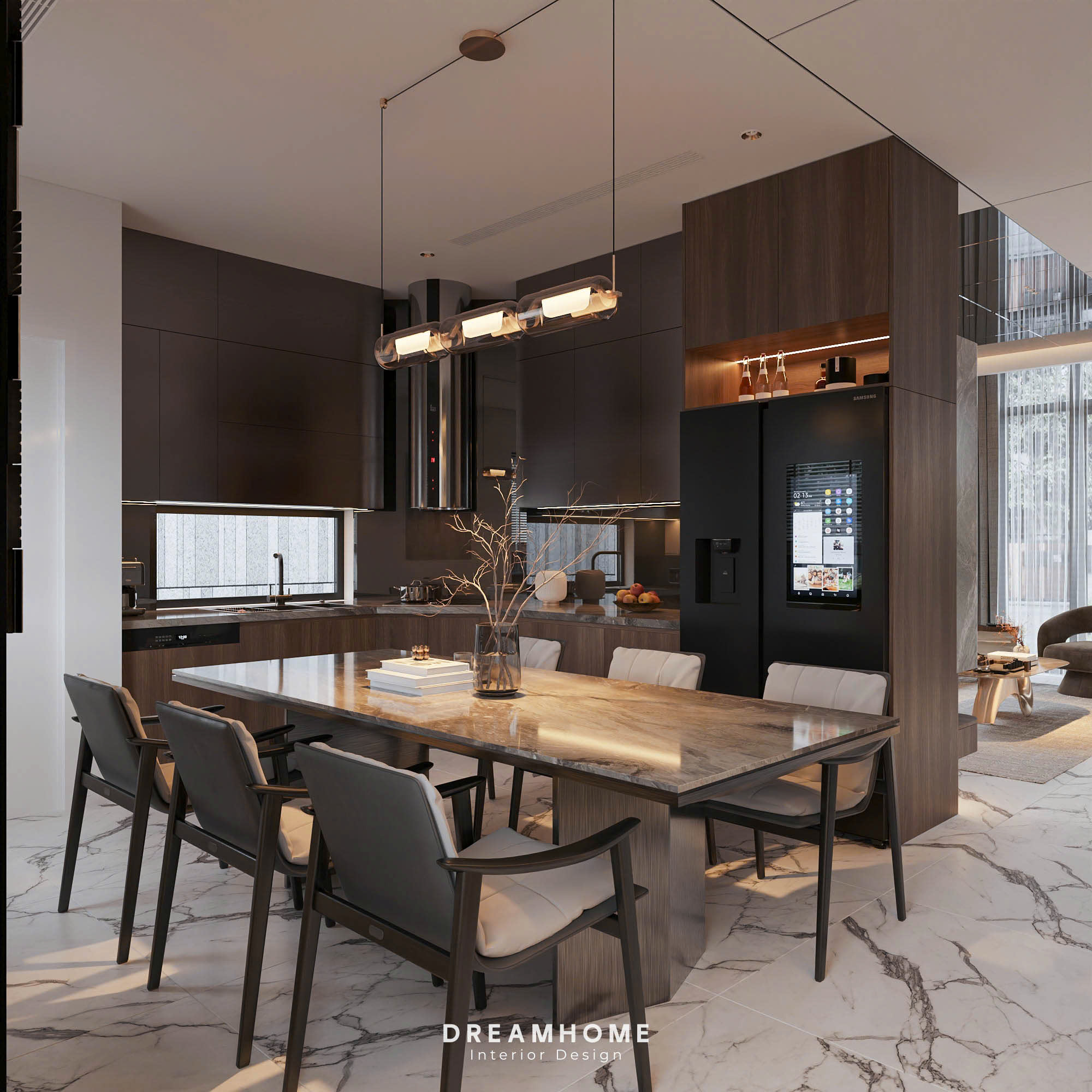 Thiết Kế Nội Thất NMD Hoài Đức-130m2 8 thiết kế nội thất