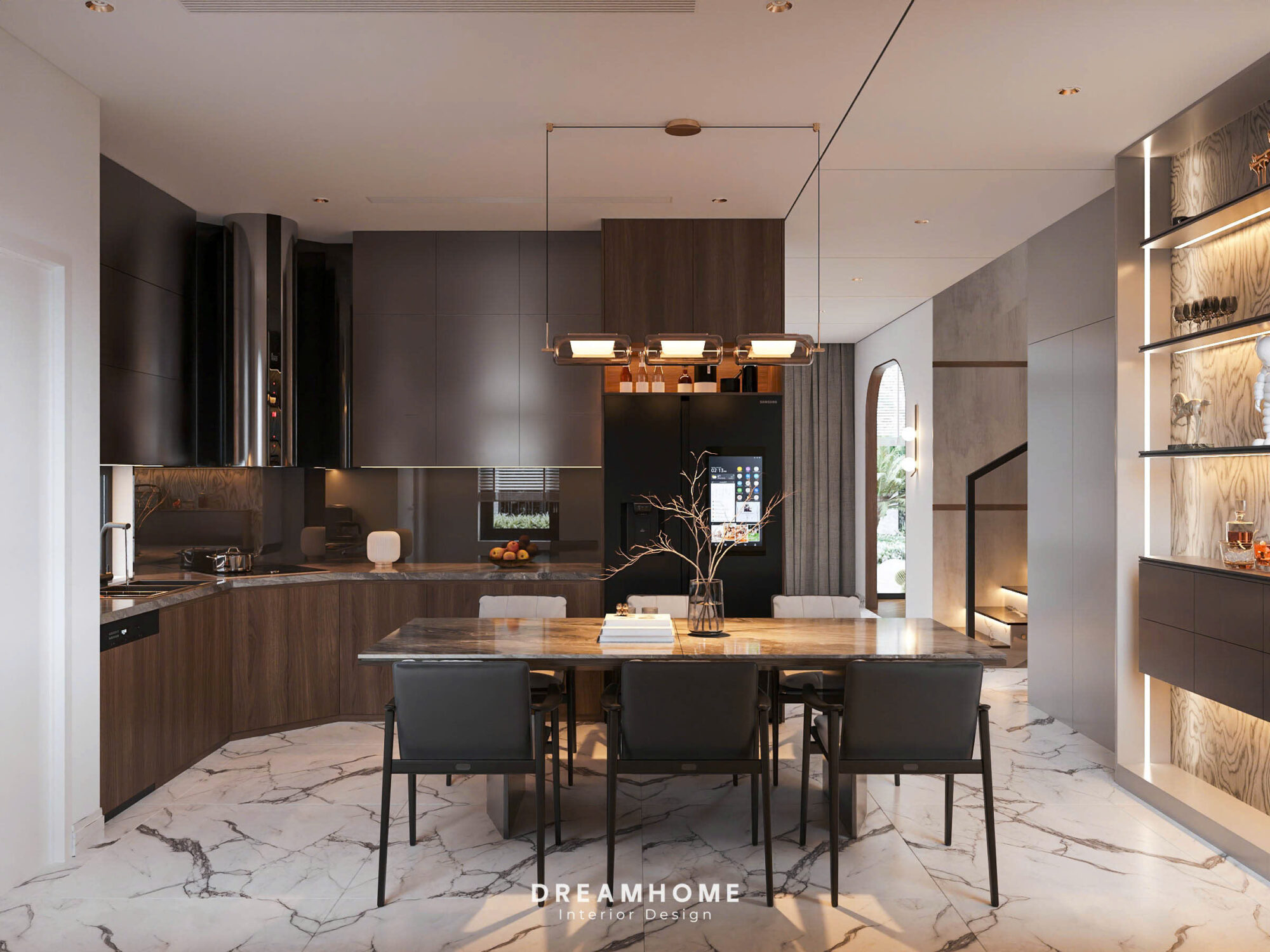 Thiết Kế Nội Thất NMD Hoài Đức-130m2 7 thiết kế nội thất