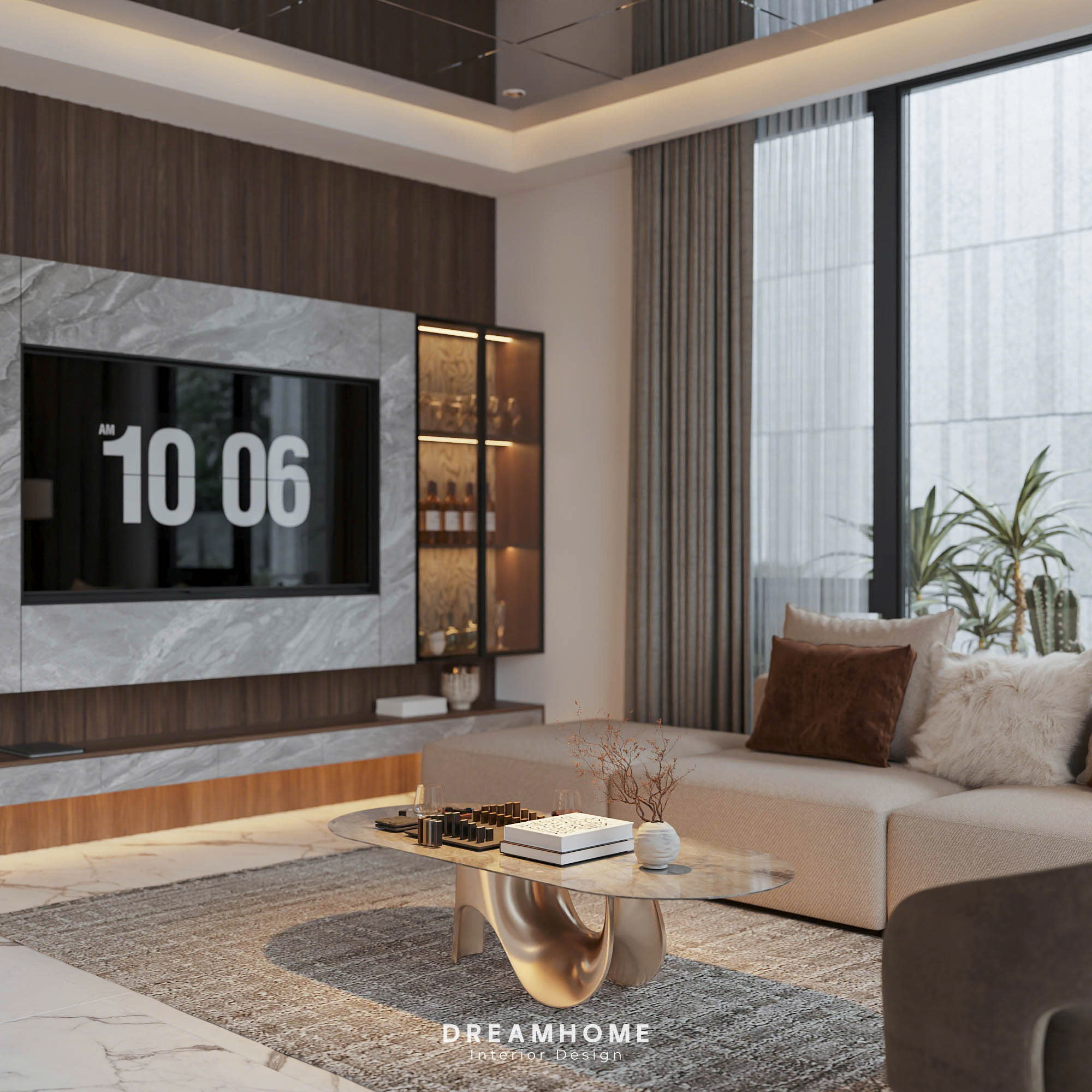 Thiết Kế Nội Thất NMD Hoài Đức-130m2 3 thiết kế nội thất