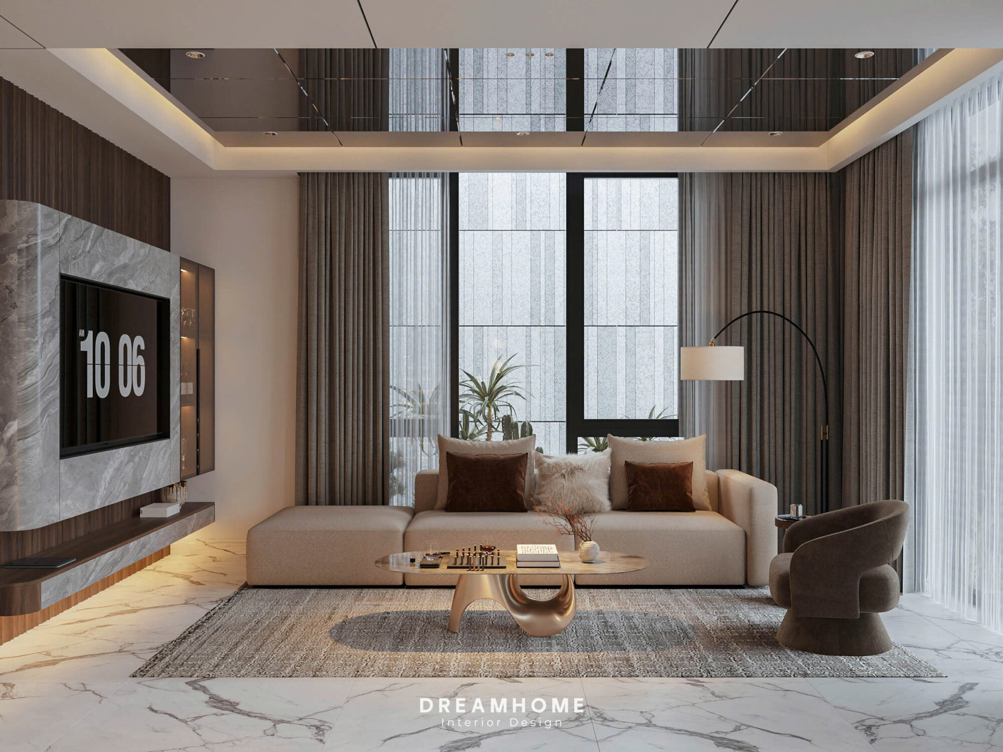 Thiết Kế Nội Thất NMD Hoài Đức-130m2 2 thiết kế nội thất
