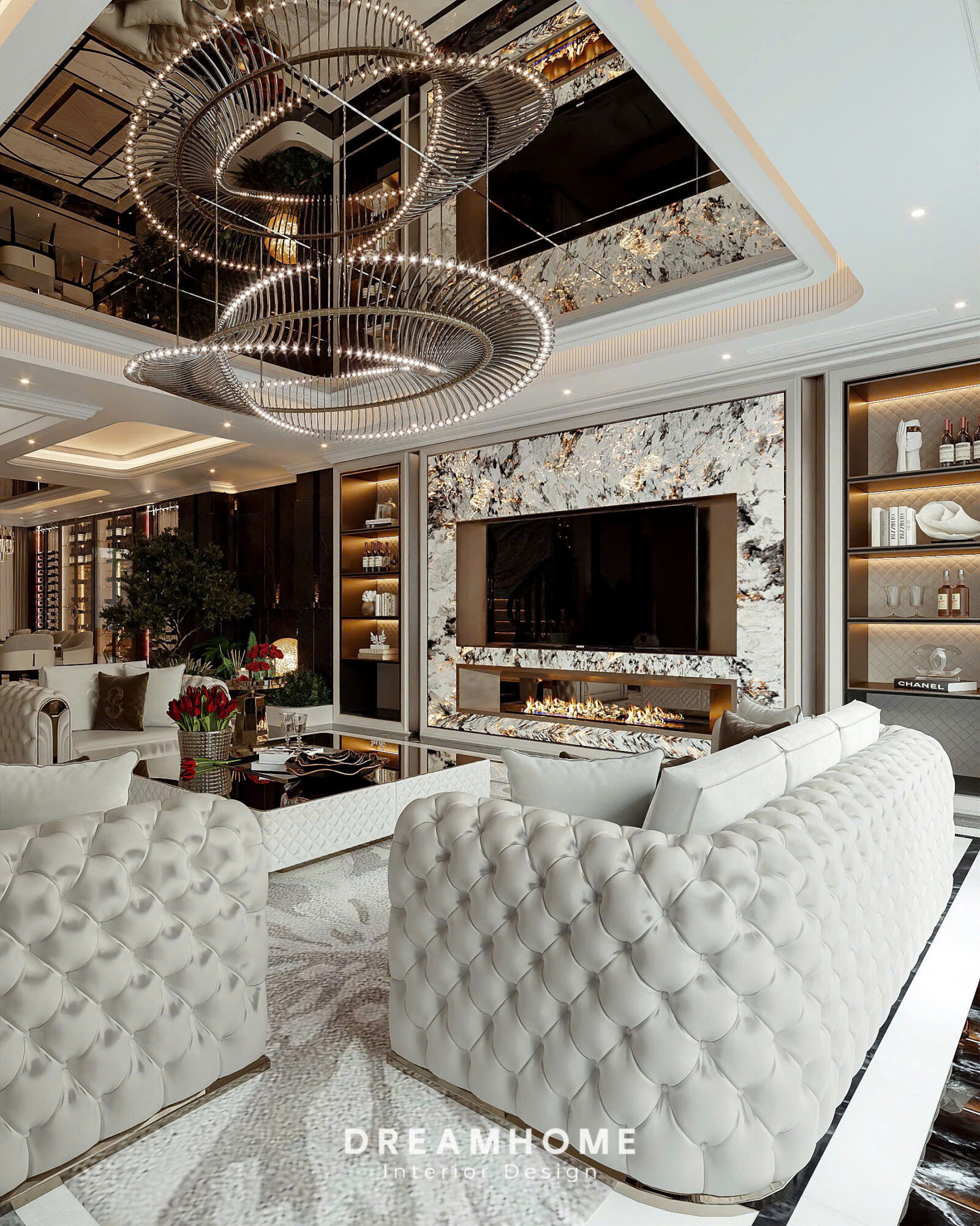Thiết Kế Nội Thất Biệt Thự Geleximco-400m2 4 thiết kế nội thất
