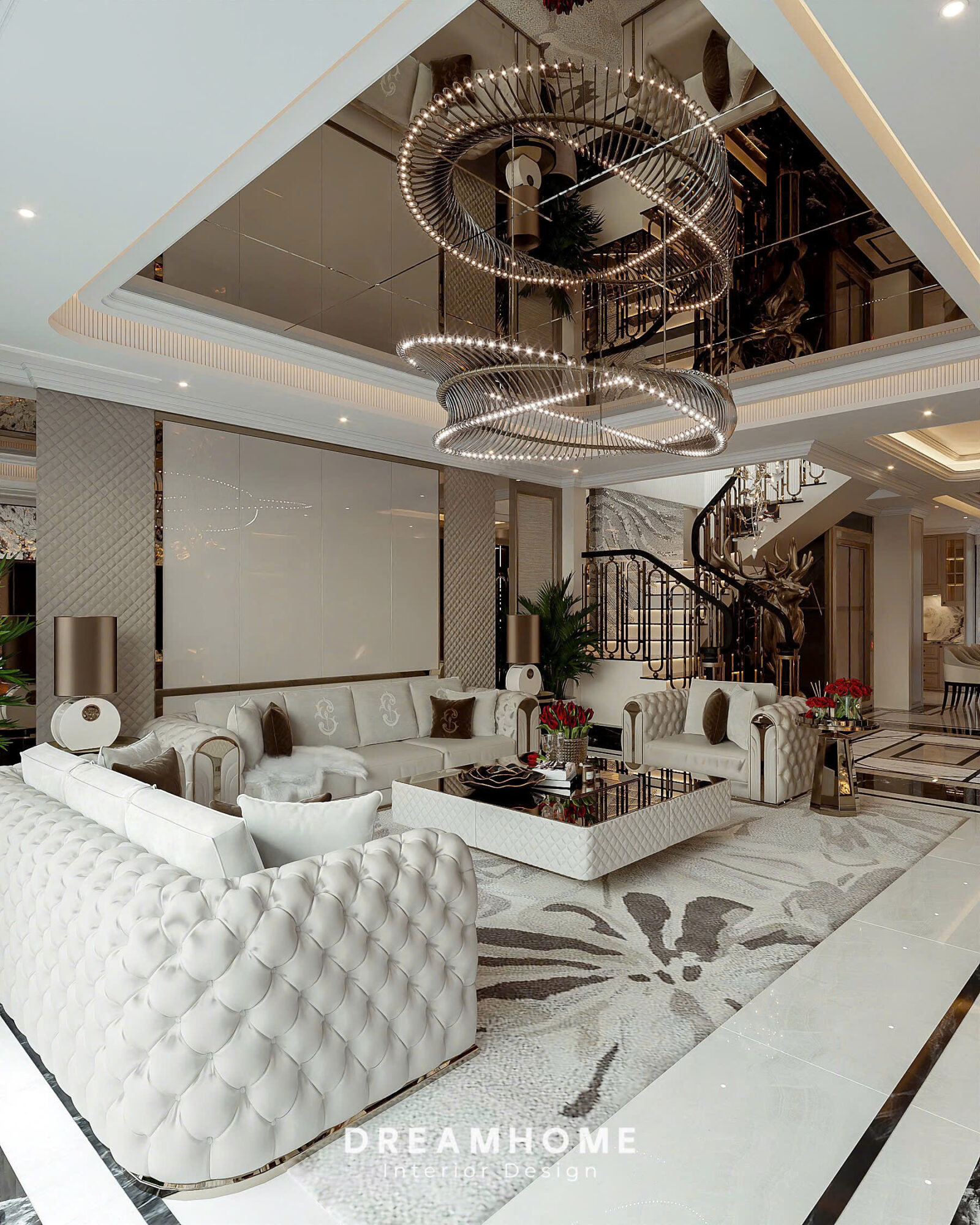 Thiết Kế Nội Thất Biệt Thự Geleximco-400m2 2 thiết kế nội thất