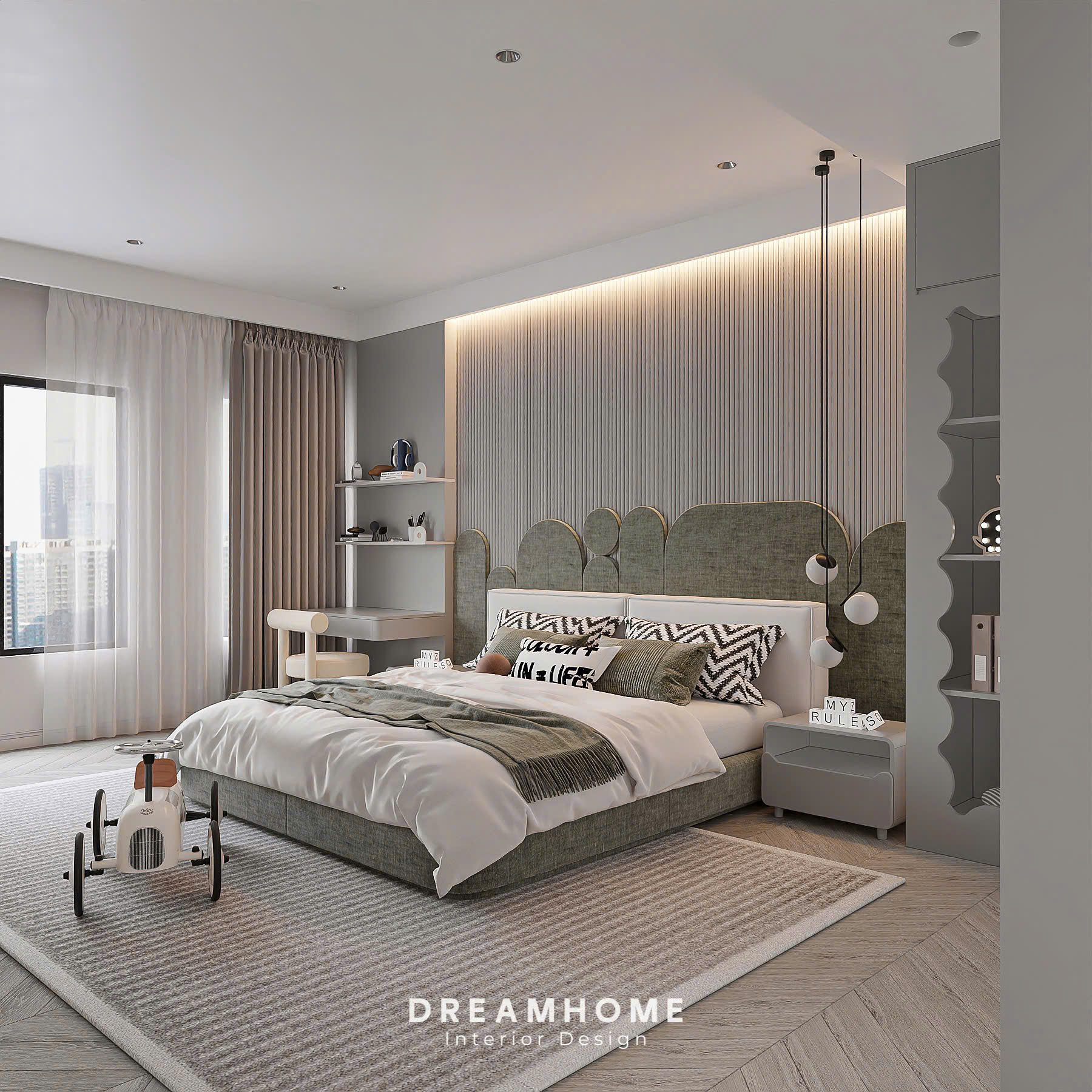 Thiết Kế Nội Thất Biệt Thự Geleximco-400m2 13 thiết kế nội thất