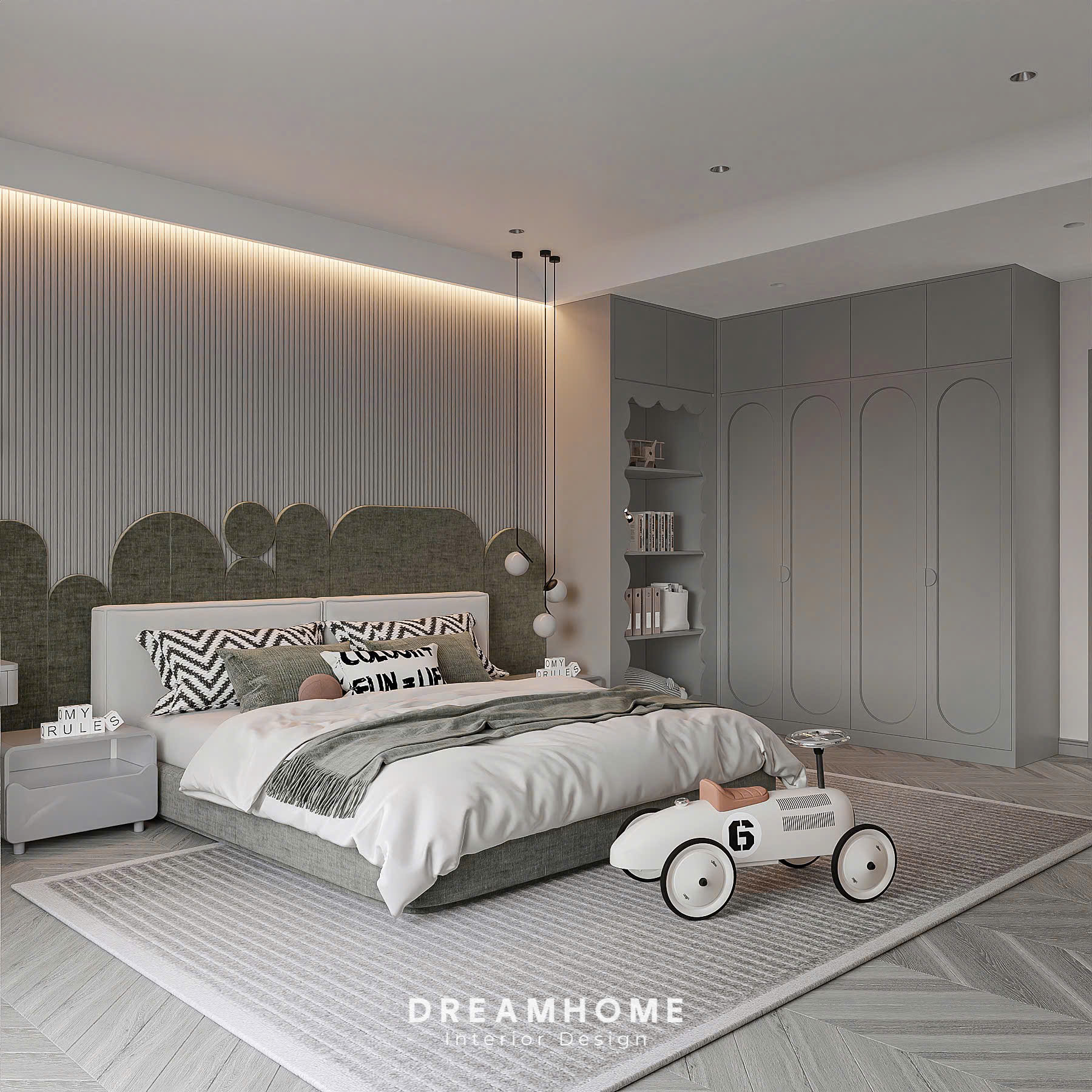 Thiết Kế Nội Thất Biệt Thự Geleximco-400m2 12 thiết kế nội thất