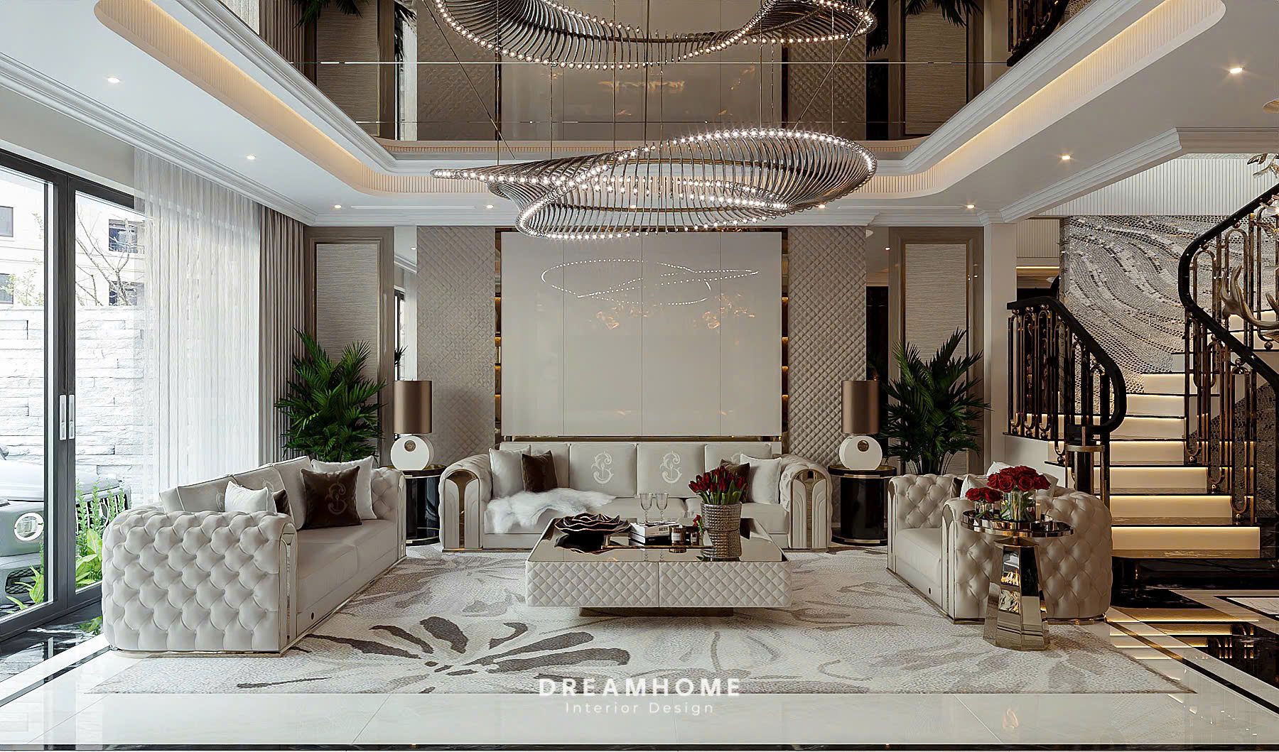 Thiết Kế Nội Thất Biệt Thự Geleximco-400m2 1 thiết kế nội thất