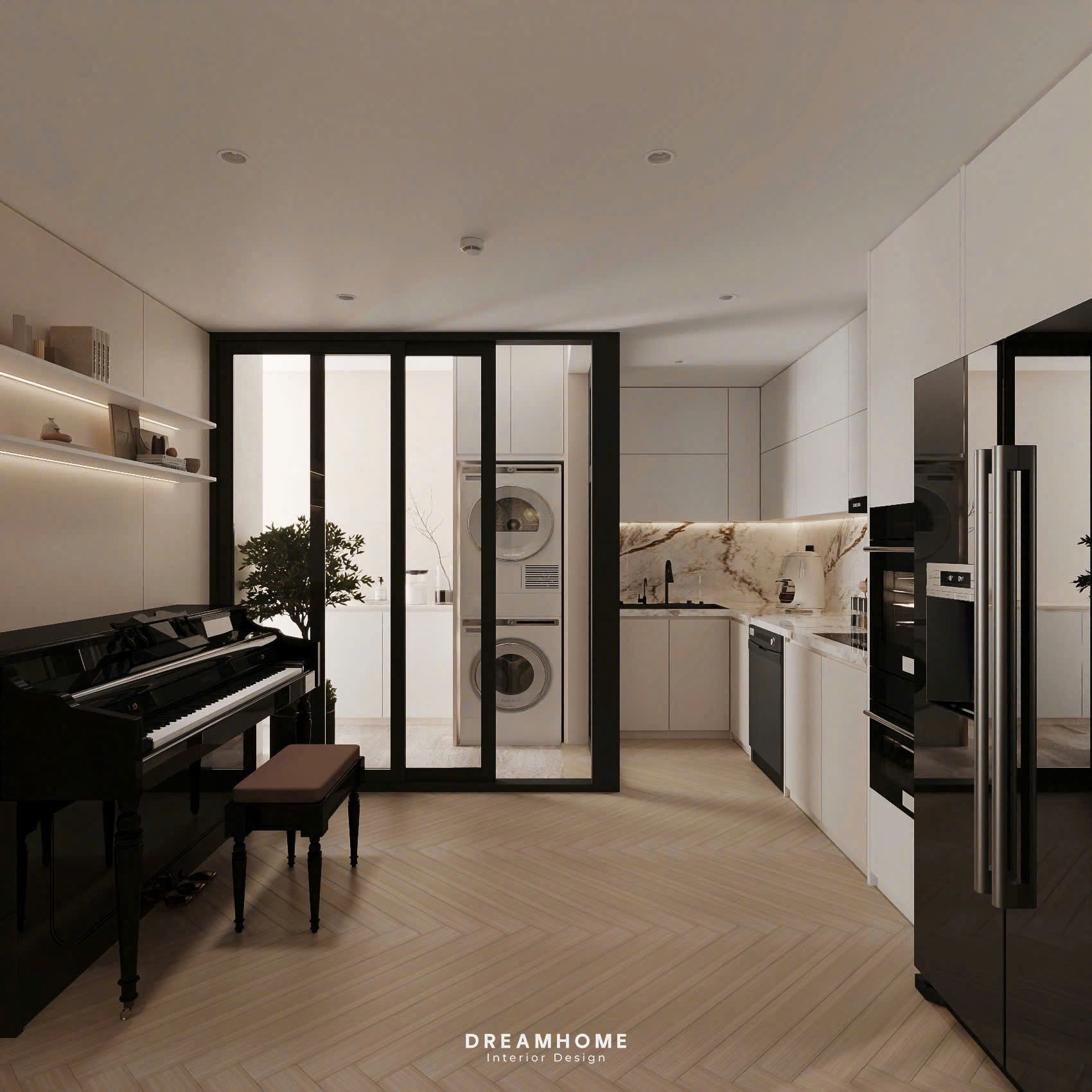 Thiết Kế Nội Thất Chung Cư Central Lake-90m2 9 thiết kế nội thất