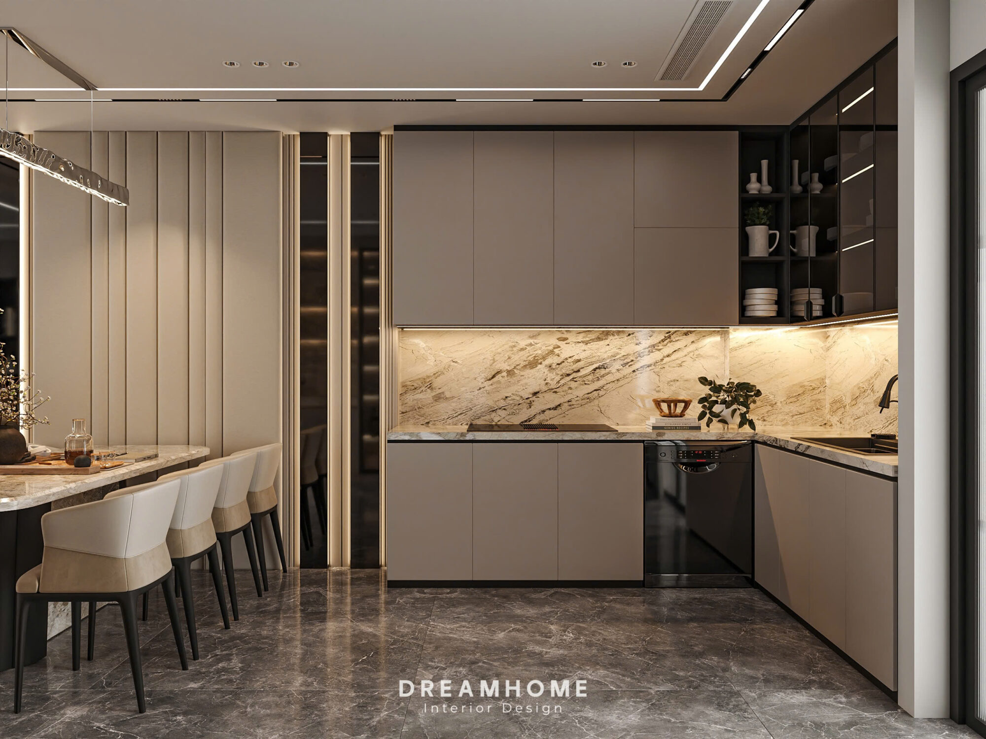 Thiết Kế Nội Thất Nhà Phố Long Biên-130m2 9 thiết kế nội thất