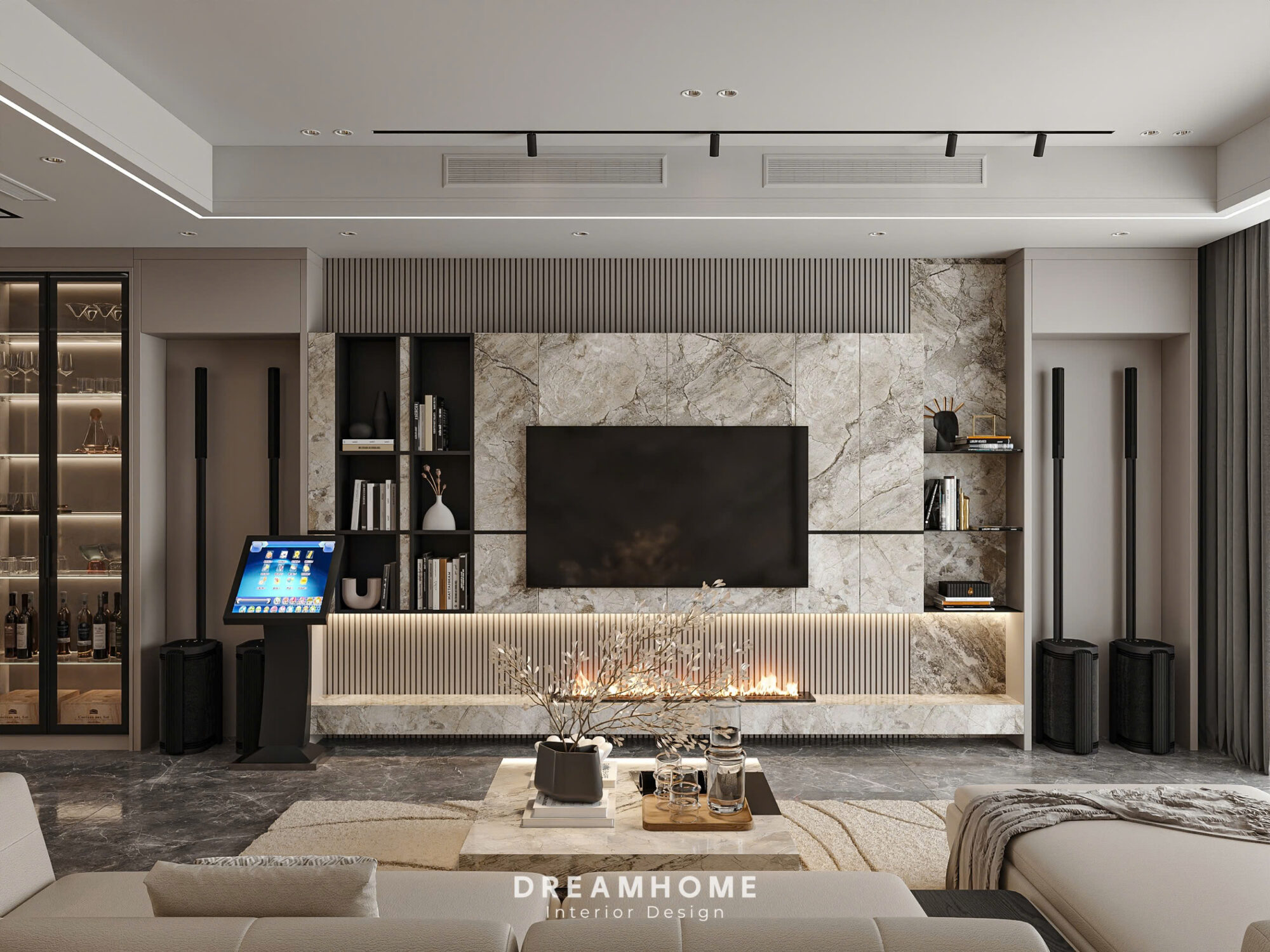 Thiết Kế Nội Thất Nhà Phố Long Biên-130m2 2 thiết kế nội thất
