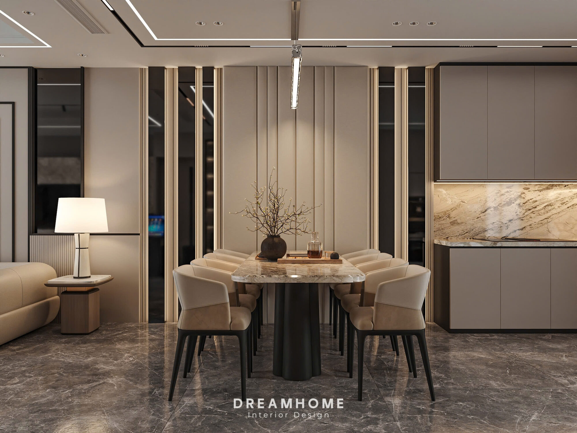 Thiết Kế Nội Thất Nhà Phố Long Biên-130m2 5 thiết kế nội thất