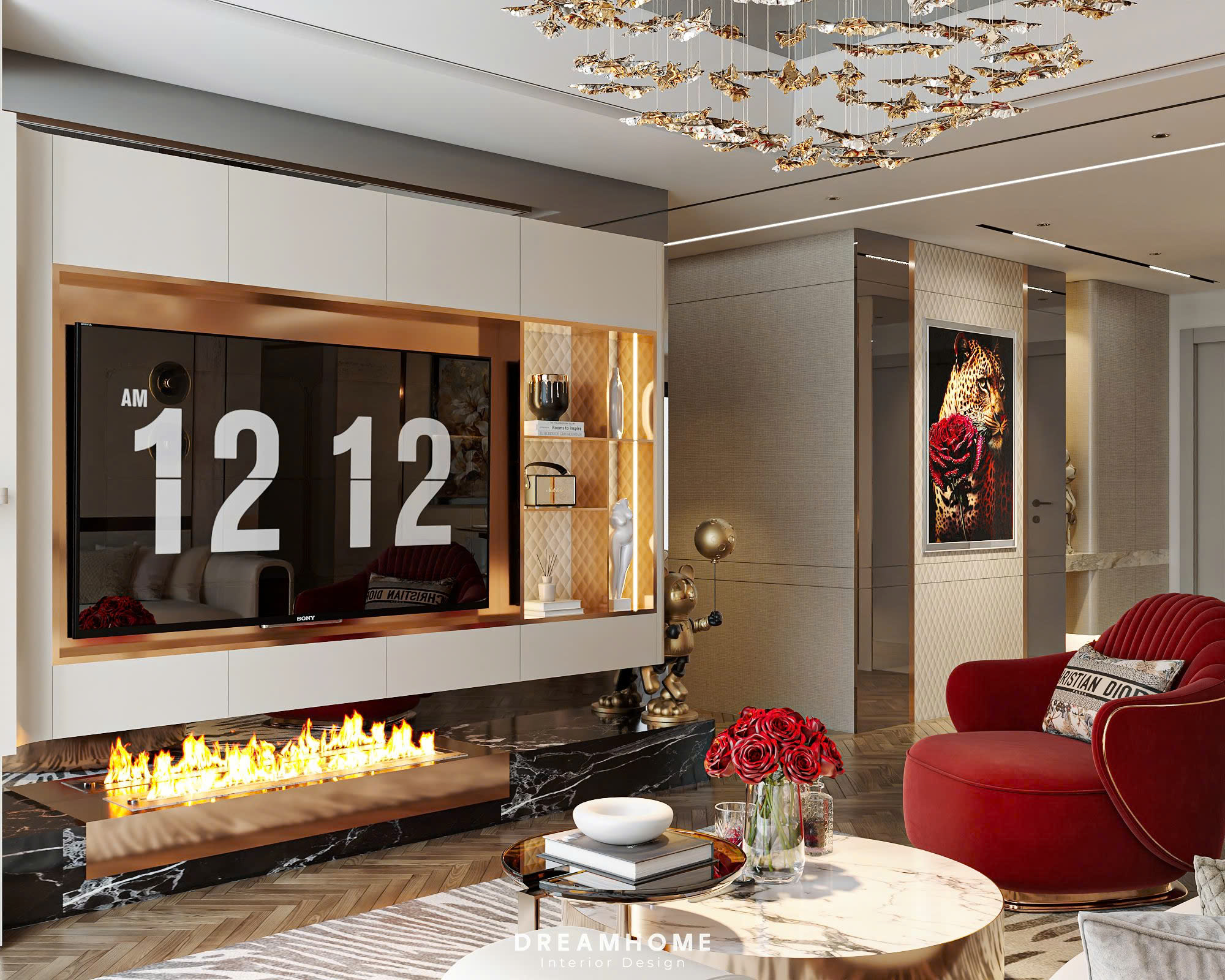 Thiết Kế Nội Thất Chung Cư Goldmark City-130m2 6 thiết kế nội thất