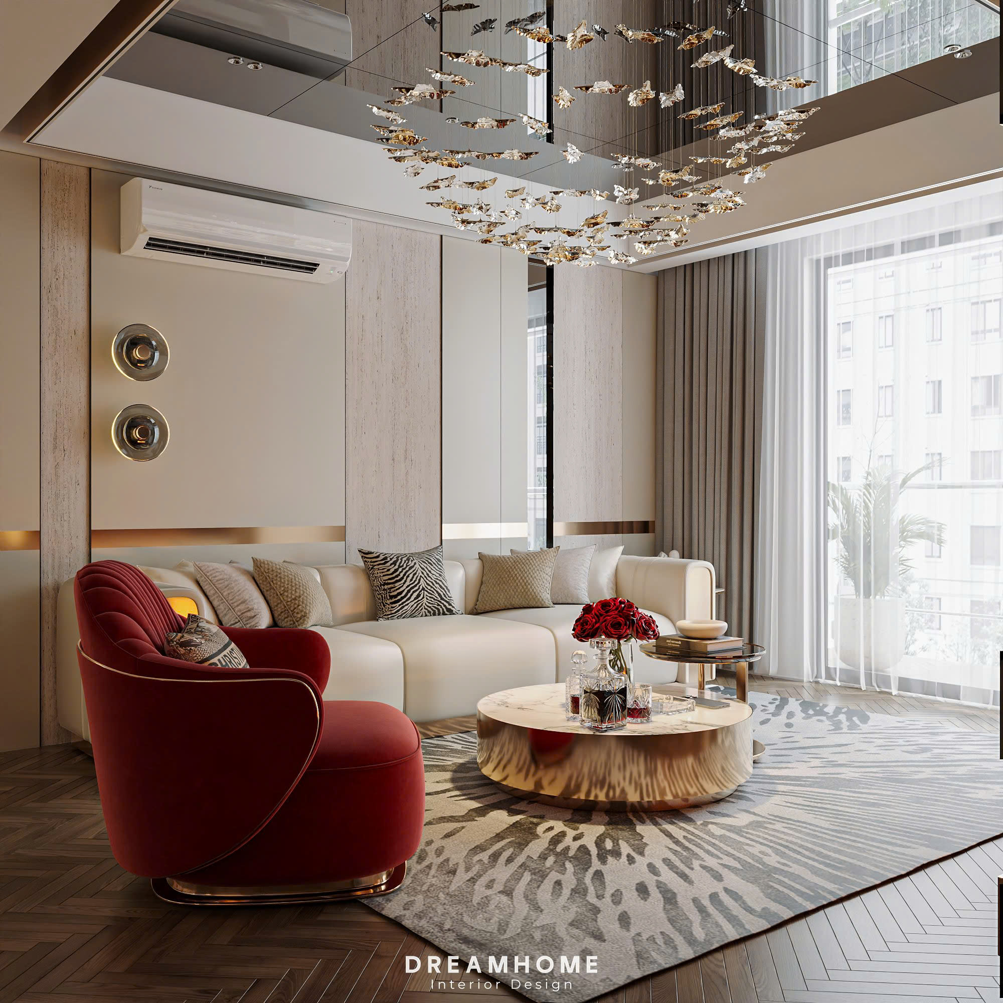 Thiết Kế Nội Thất Chung Cư Goldmark City-130m2 2 thiết kế nội thất