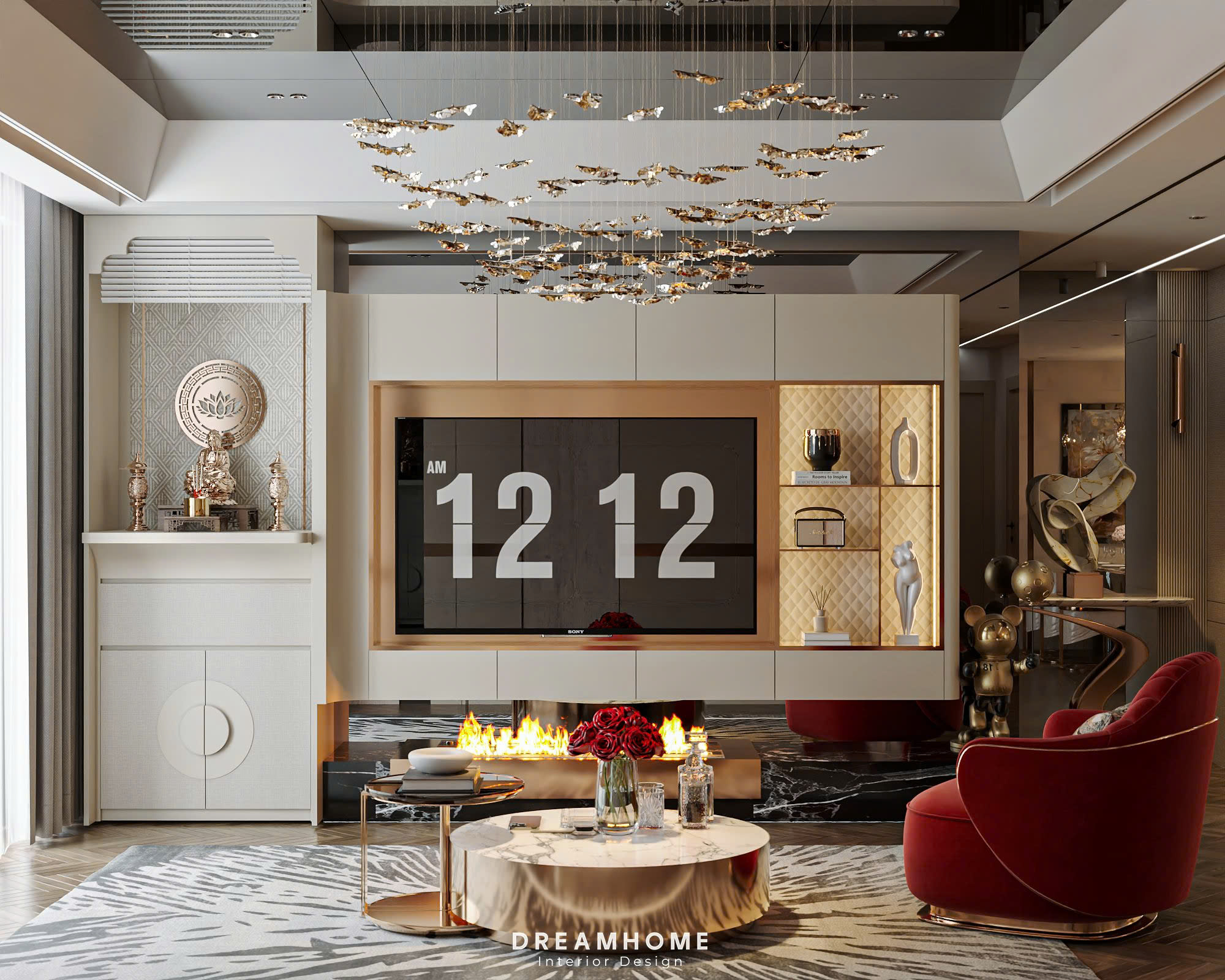 Thiết Kế Nội Thất Chung Cư Goldmark City-130m2 5 thiết kế nội thất