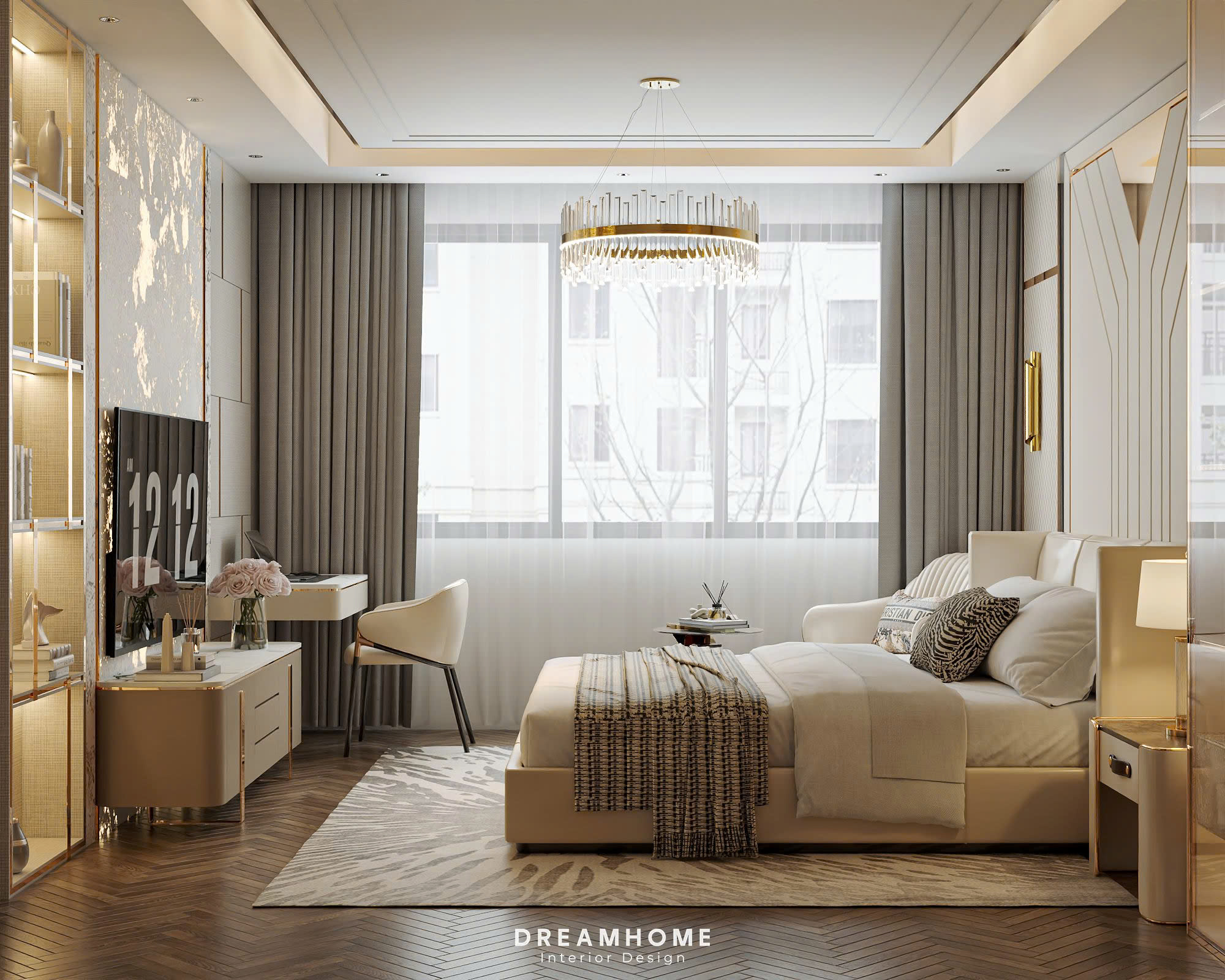 Thiết Kế Nội Thất Chung Cư Goldmark City-130m2 18 thiết kế nội thất