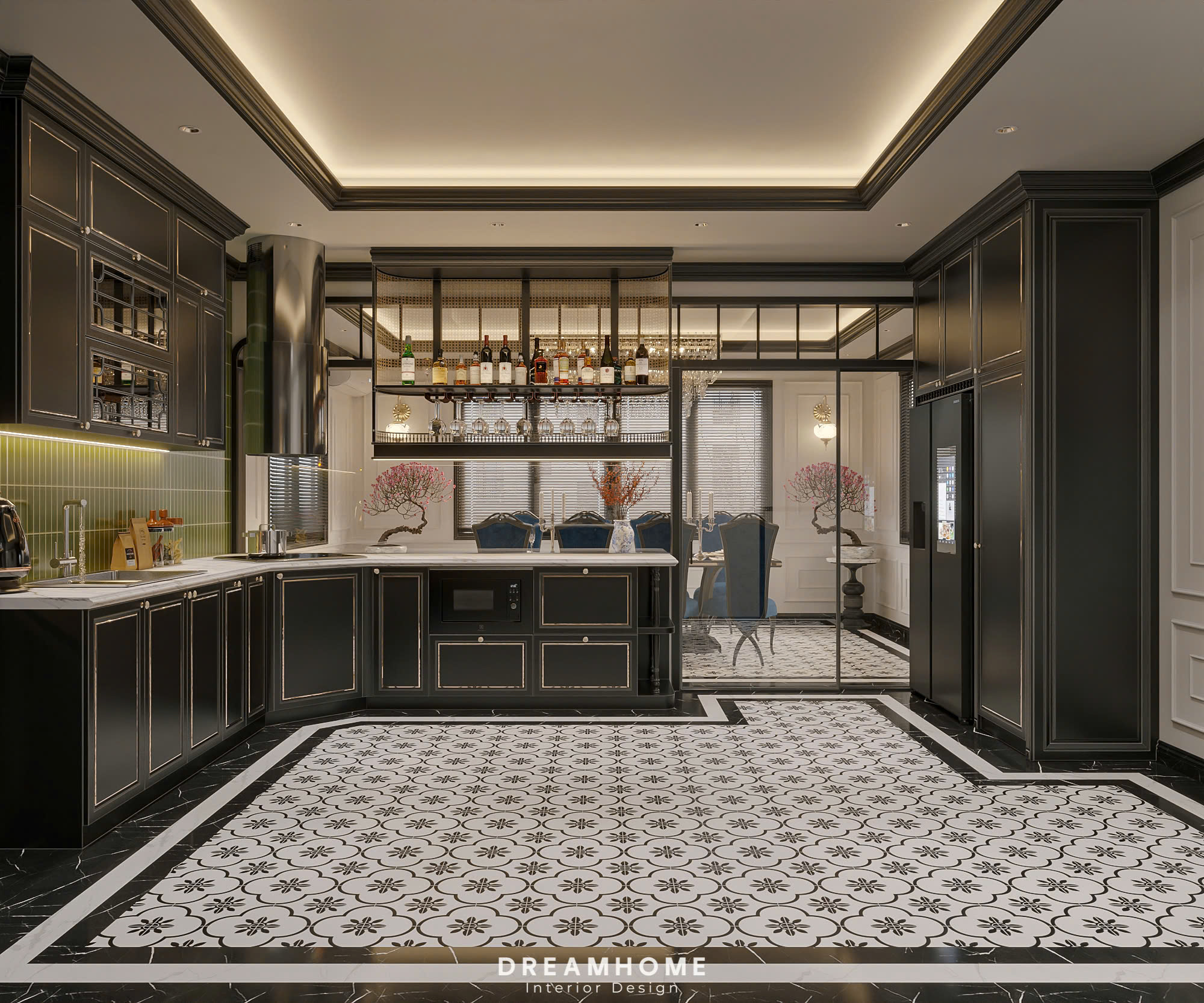 Thiết Kế Nội Thất Biệt Thự Long Biên-450m2 13 thiết kế nội thất