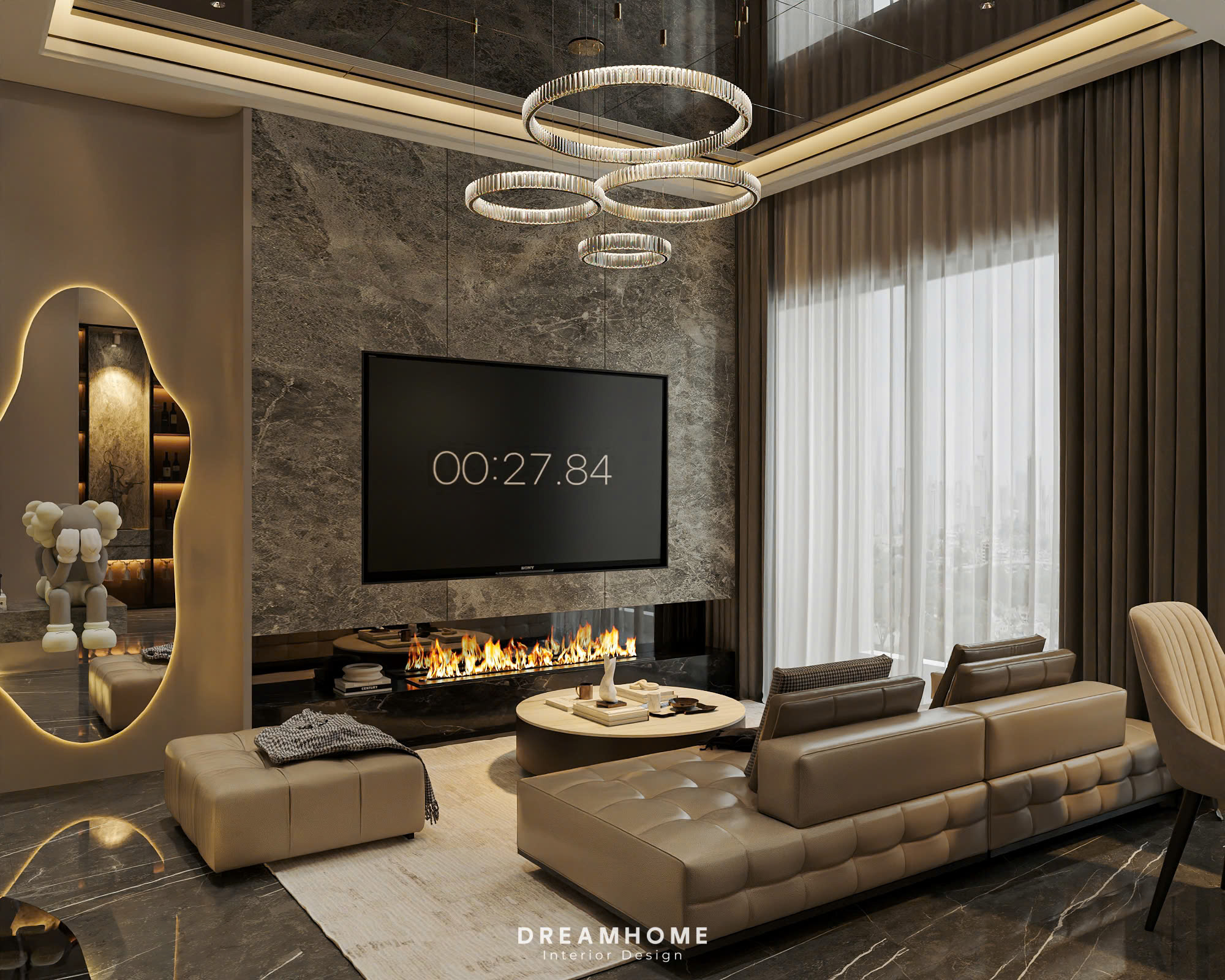 Thiết Kế Nội Thất Duplex Masteri West Height-90m2 3 thiết kế nội thất